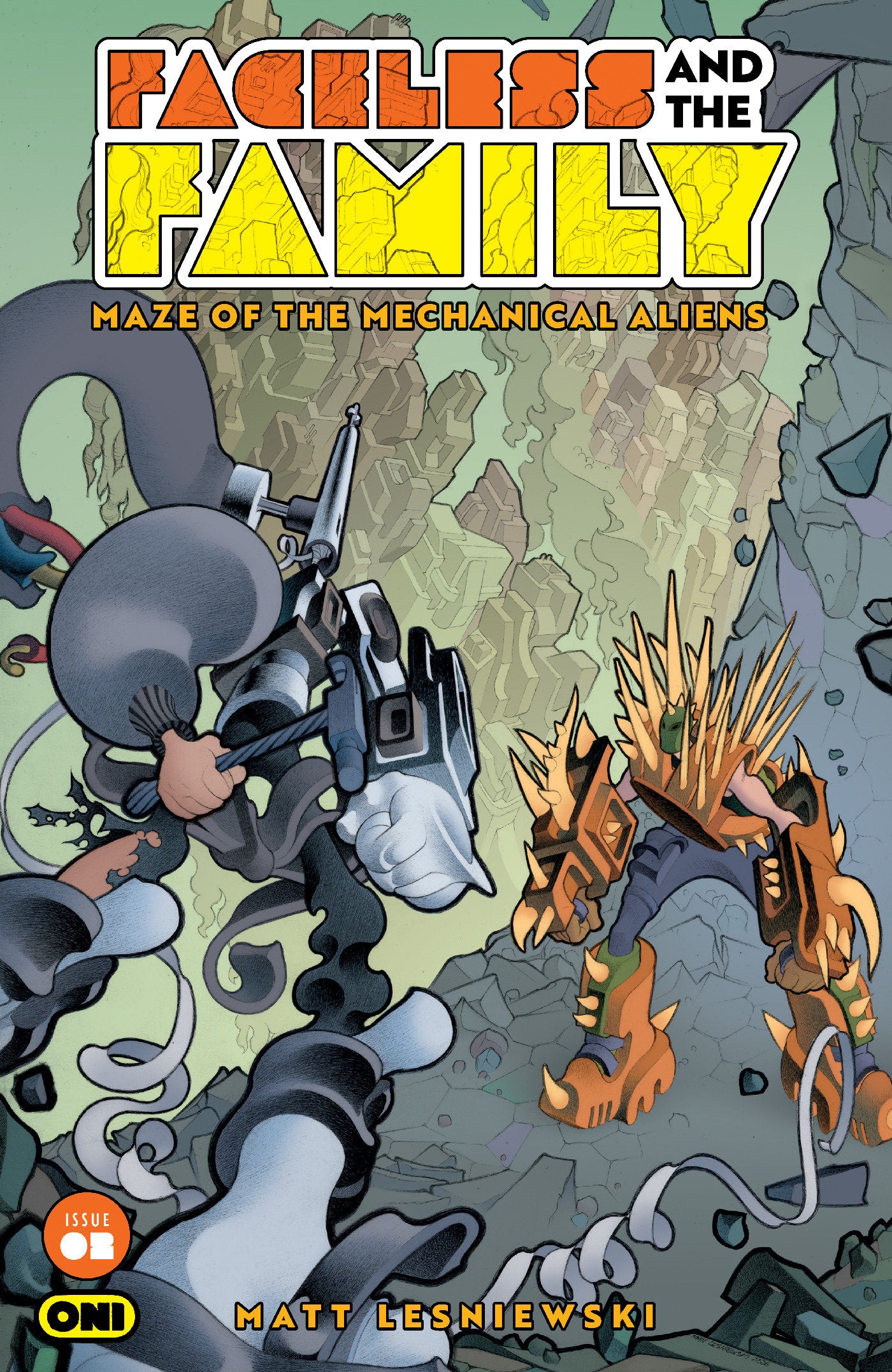 Faceless And The Family Maze Of The Mechanical Aliens #2 Oni A Lesniewski 08/12/2026 | BD Cosmos
