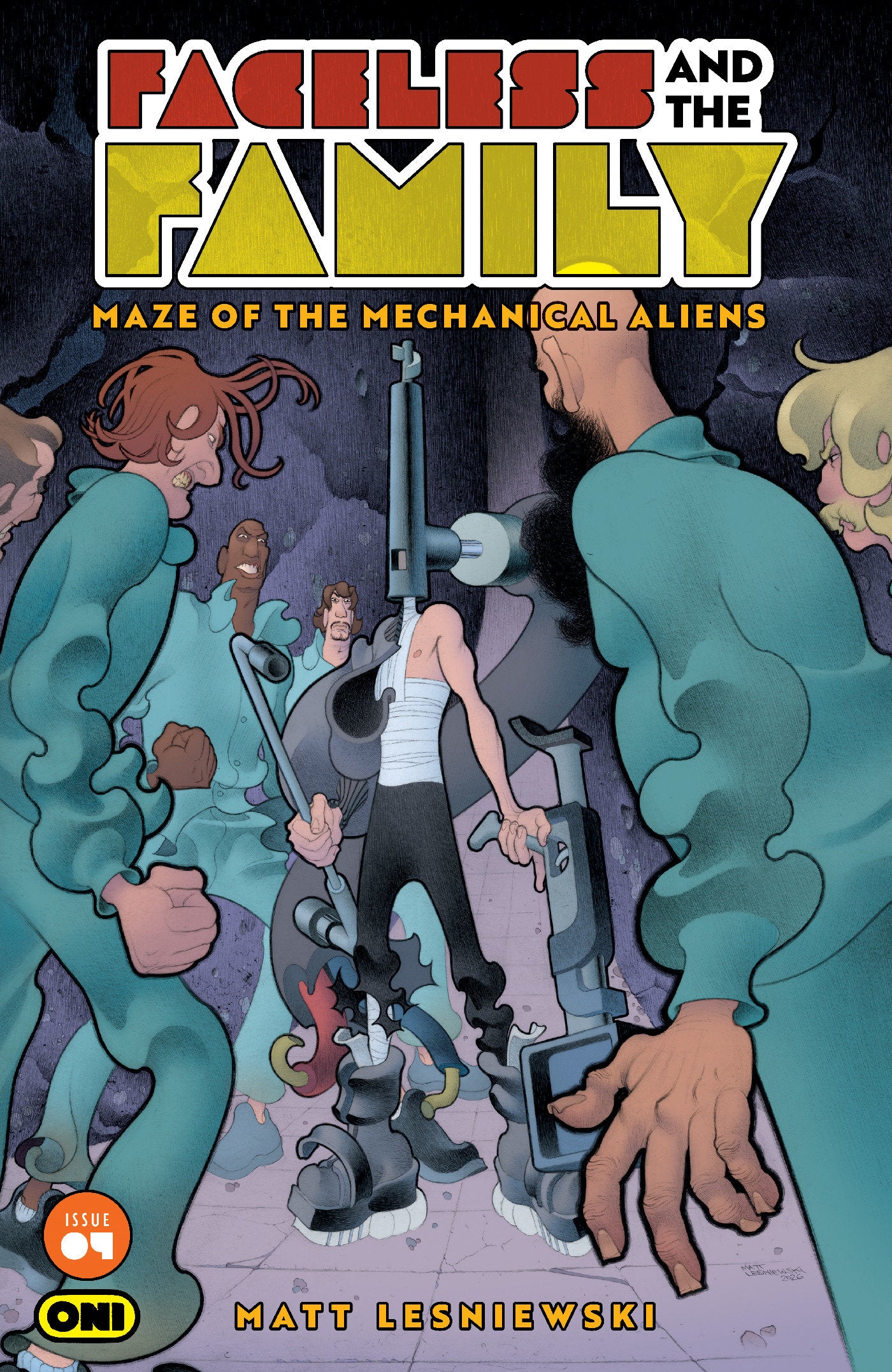 Faceless And The Family Maze Of The Mechanical Aliens #4 Cover A Matt Lesniewski | BD Cosmos