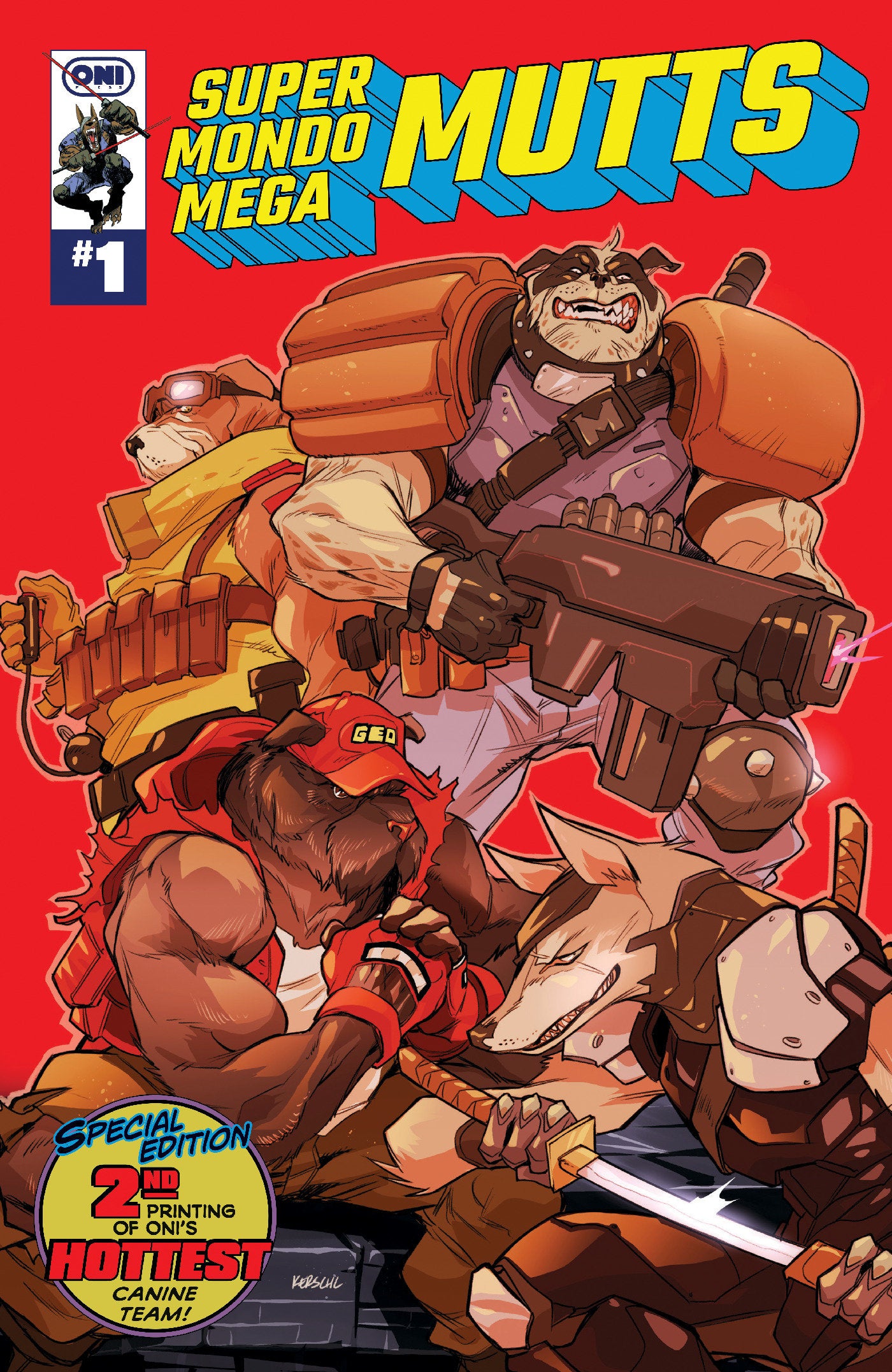 Super Mondo Mega Mutts #1 Oni 2nd Print 08/26/2026 | BD Cosmos