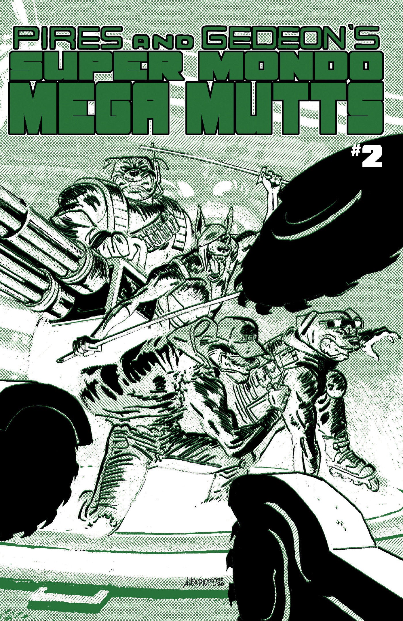 Super Mondo Mega Mutts #2 Oni B Diotto Homage 08/26/2026 | BD Cosmos