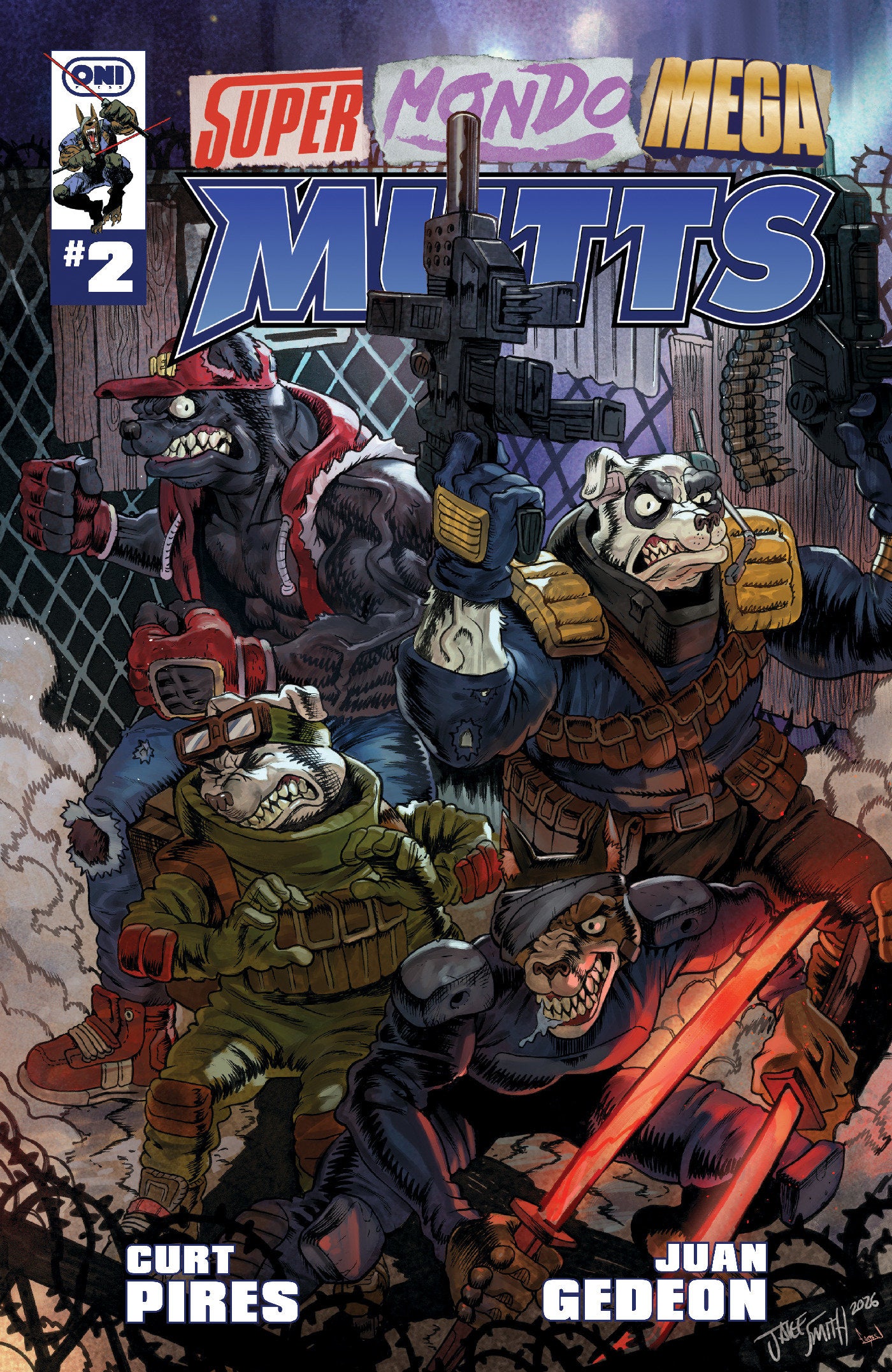 Super Mondo Mega Mutts #2 Oni D Smith 08/26/2026 | BD Cosmos