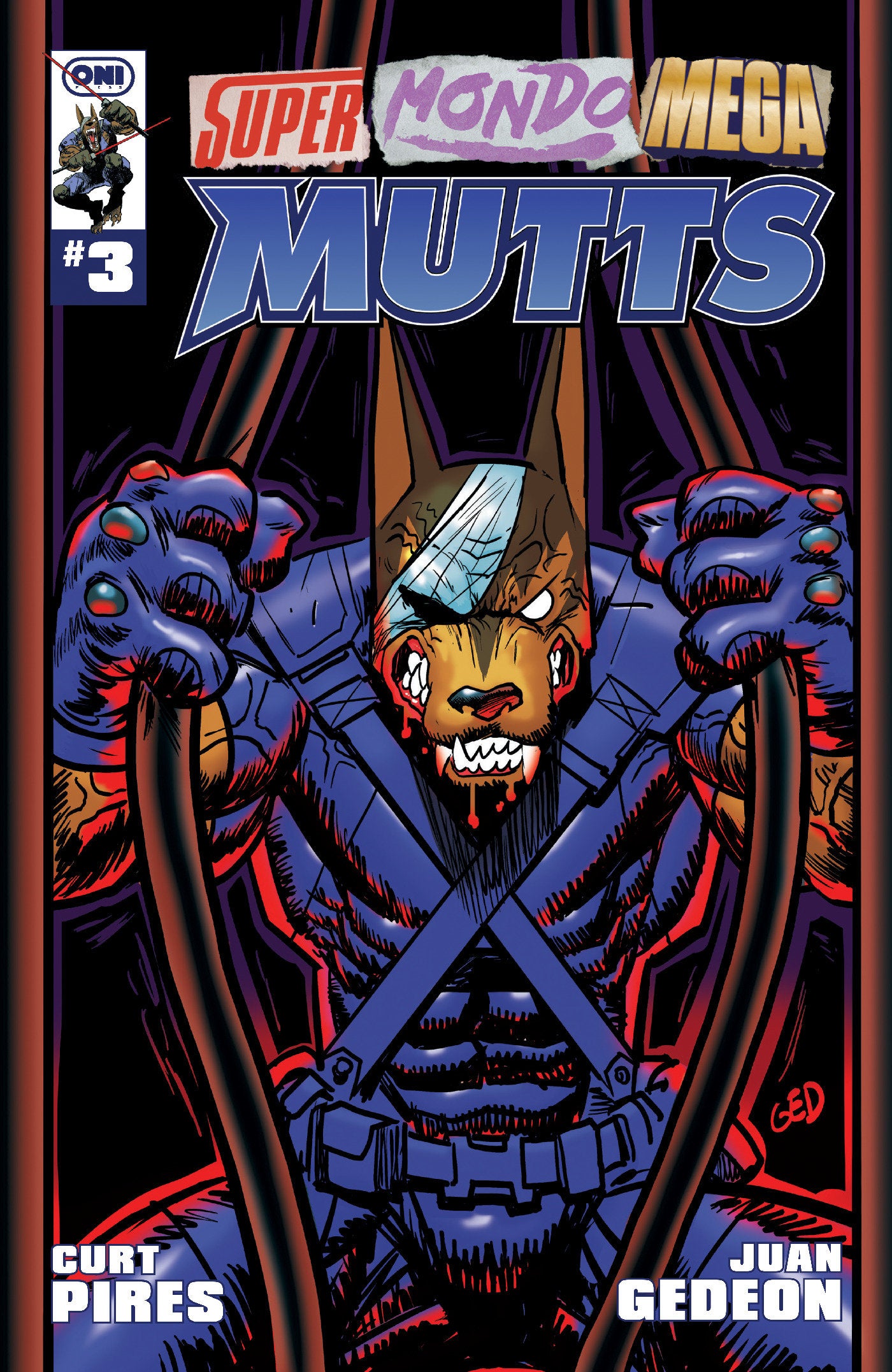 Super Mondo Mega Mutts #3 Oni A Gedeon 09/30/2026 | BD Cosmos