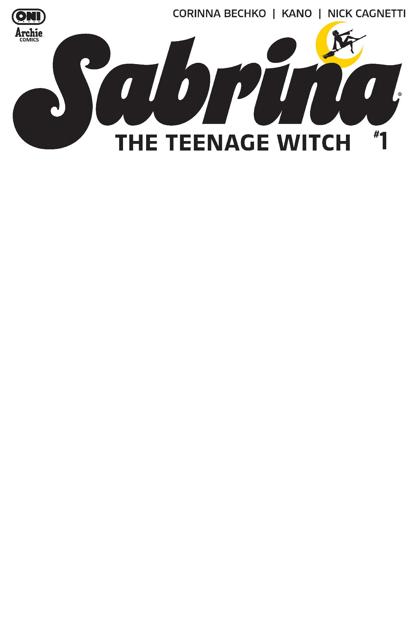 Sabrina The Teenage Witch #1 Cover E Blank Sketch Variant | BD Cosmos