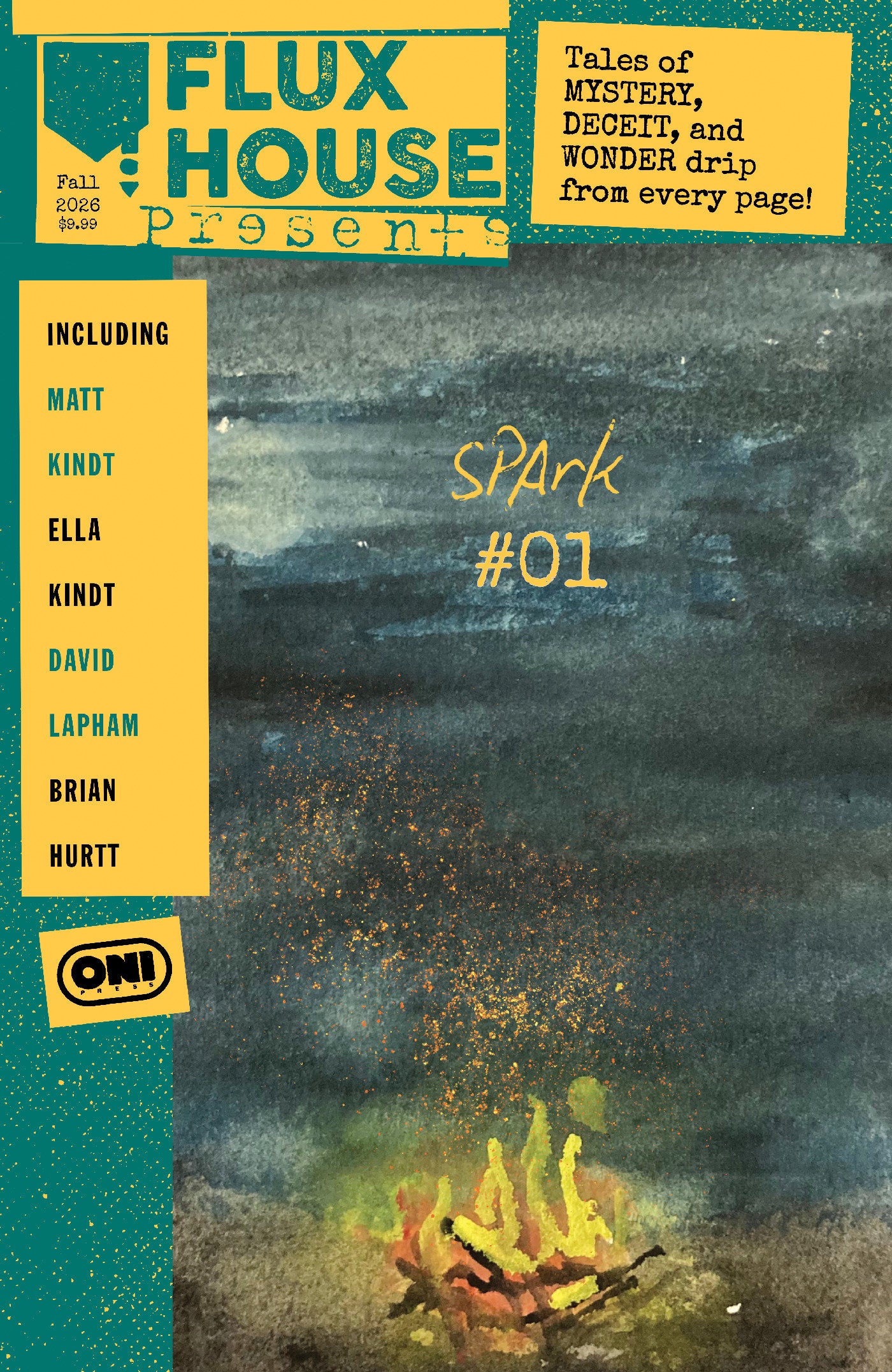 Flux House Presents #1 Oni A Kindt 10/07/2026 | BD Cosmos