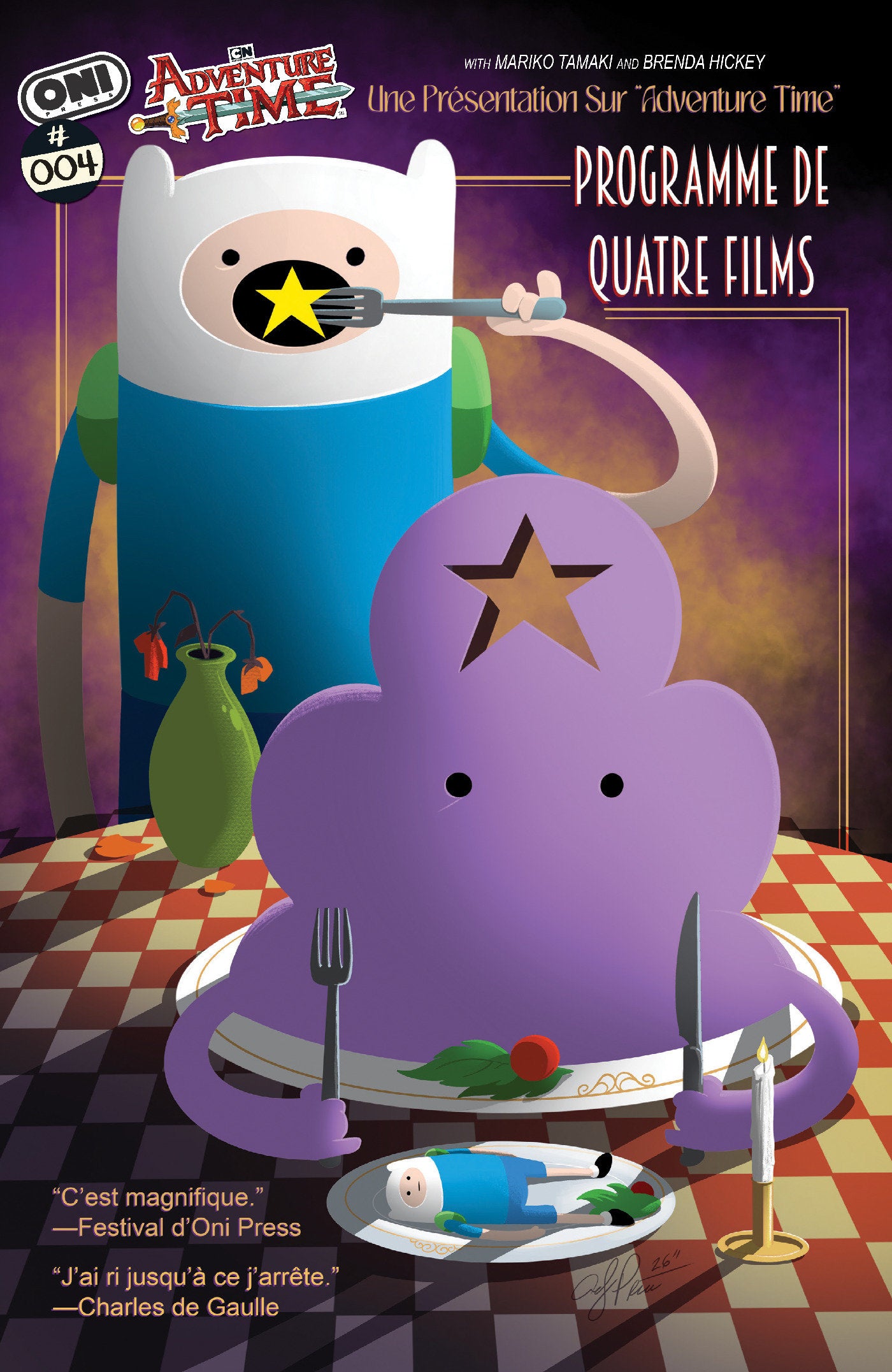 Adventure Time Quadruple Feature #4 Oni C 1:10 Price 10/14/2026 | BD Cosmos