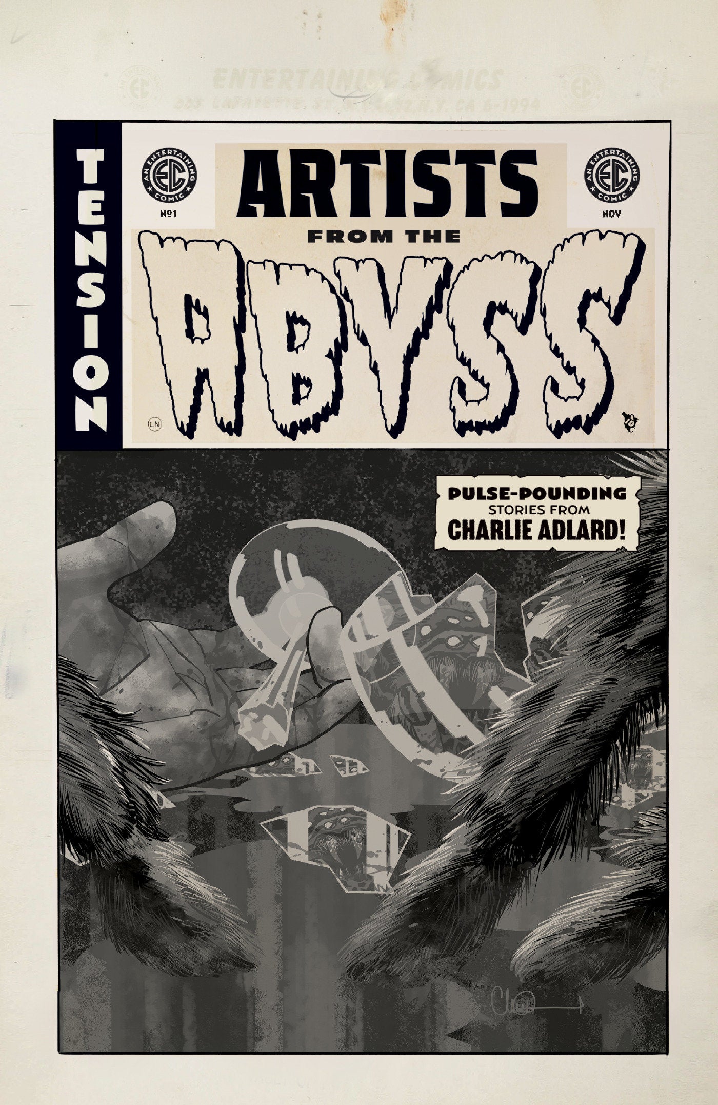 EC Artists From The Abyss Charlie Adlard #1 One Shot Oni B Adlard B&W Artist 1:20 11/11/2026 | BD Cosmos
