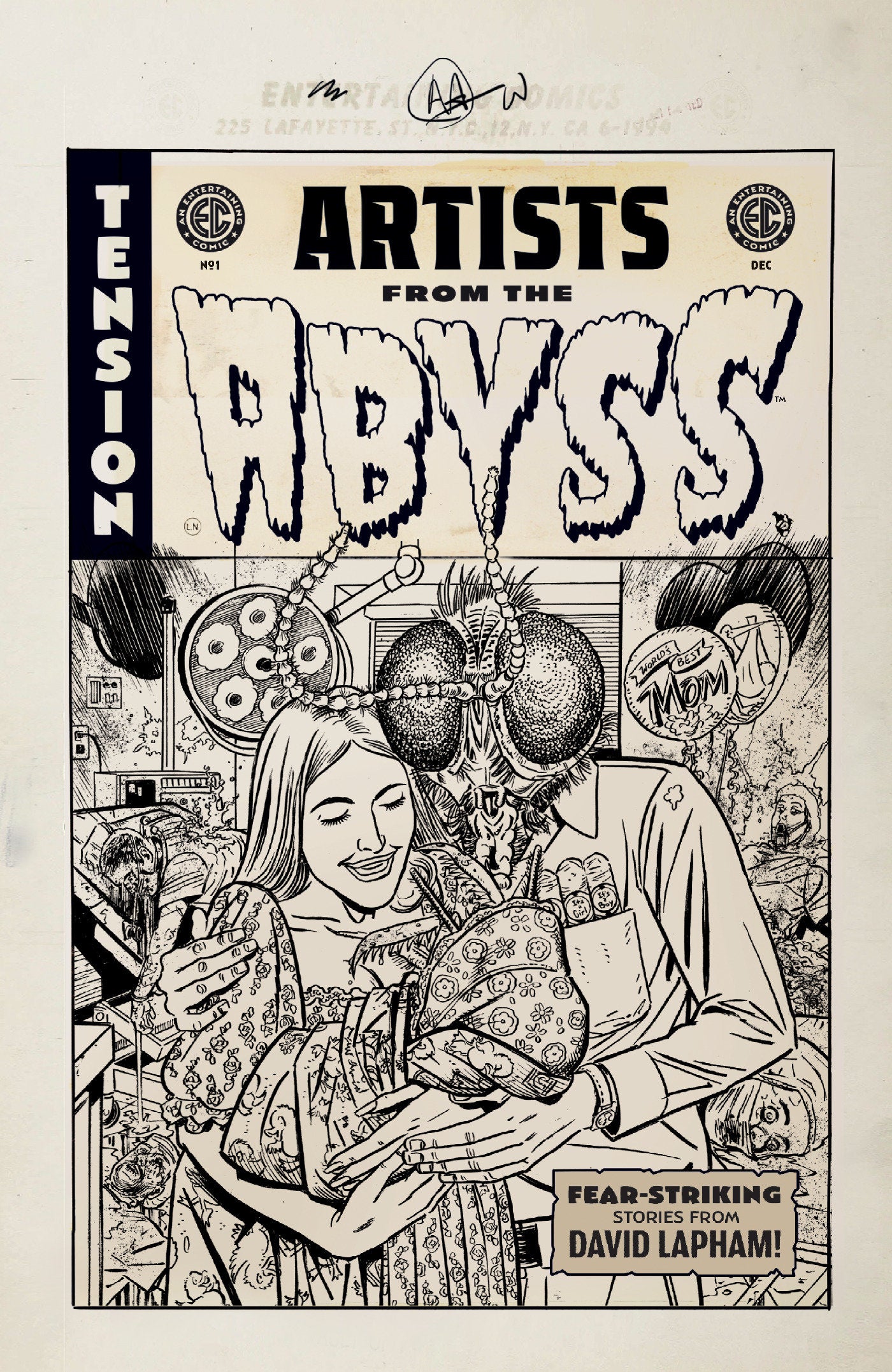 EC Artists From The Abyss David Lapham #1 ONI B Lapham B&W Artist 1:20 12/30/2026 | BD Cosmos