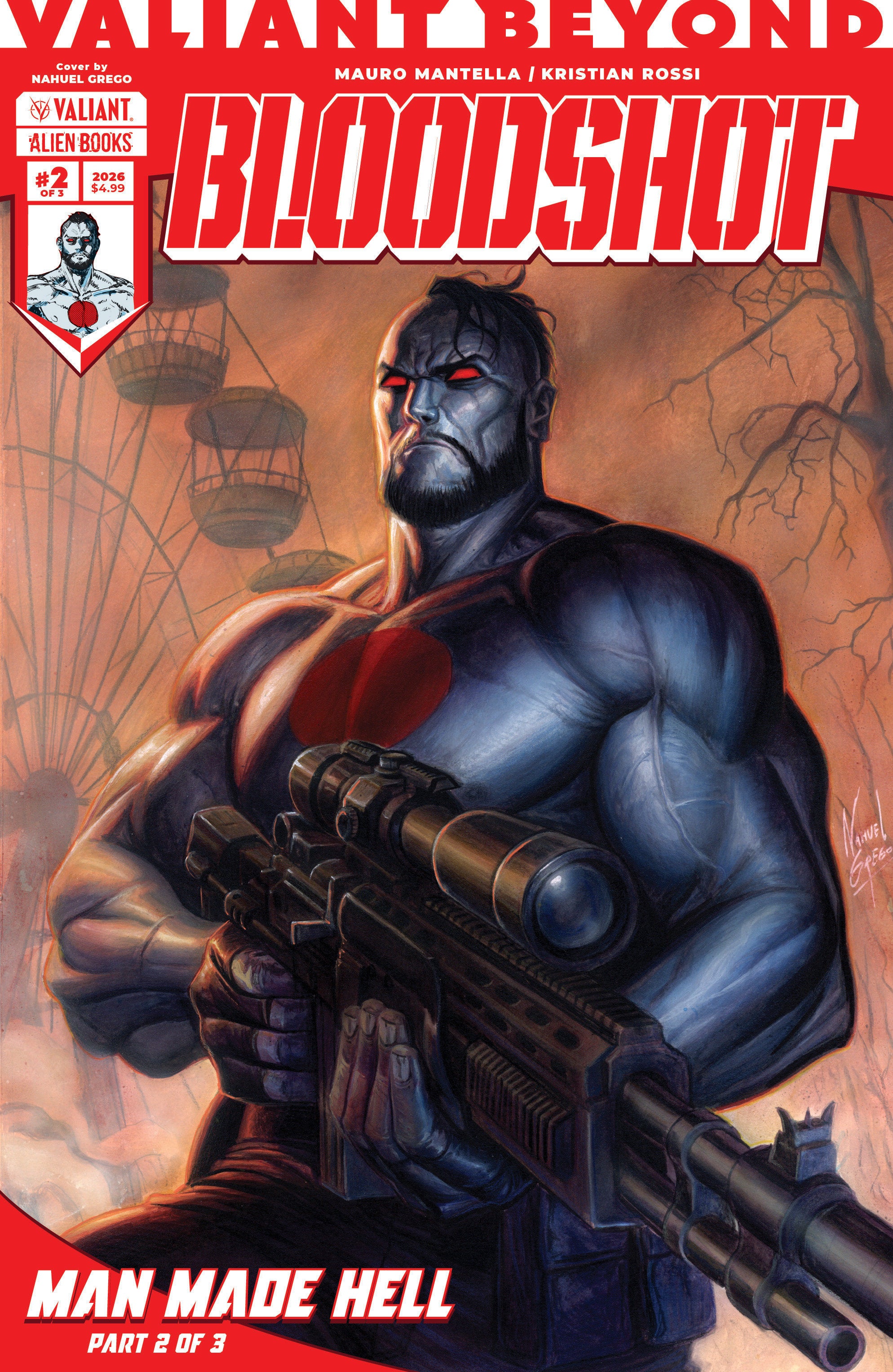 Valiant Beyond Bloodshot #5 Man Made Hell #2 IDW Alien A Fajardo 08/05/2026 | BD Cosmos