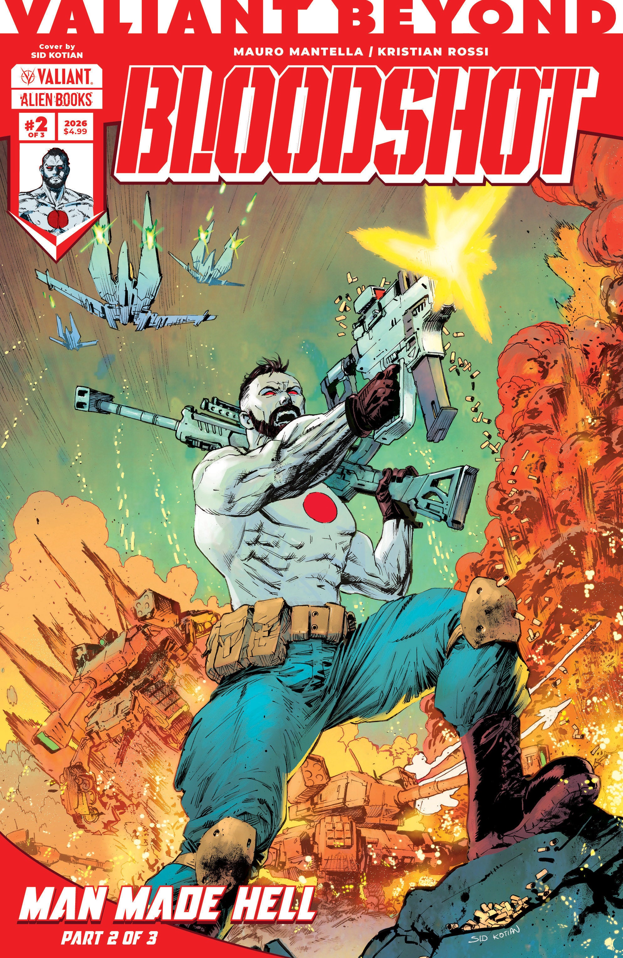 Valiant Beyond Bloodshot #5 Man Made Hell #2 IDW Alien B Kotian 08/05/2026 | BD Cosmos