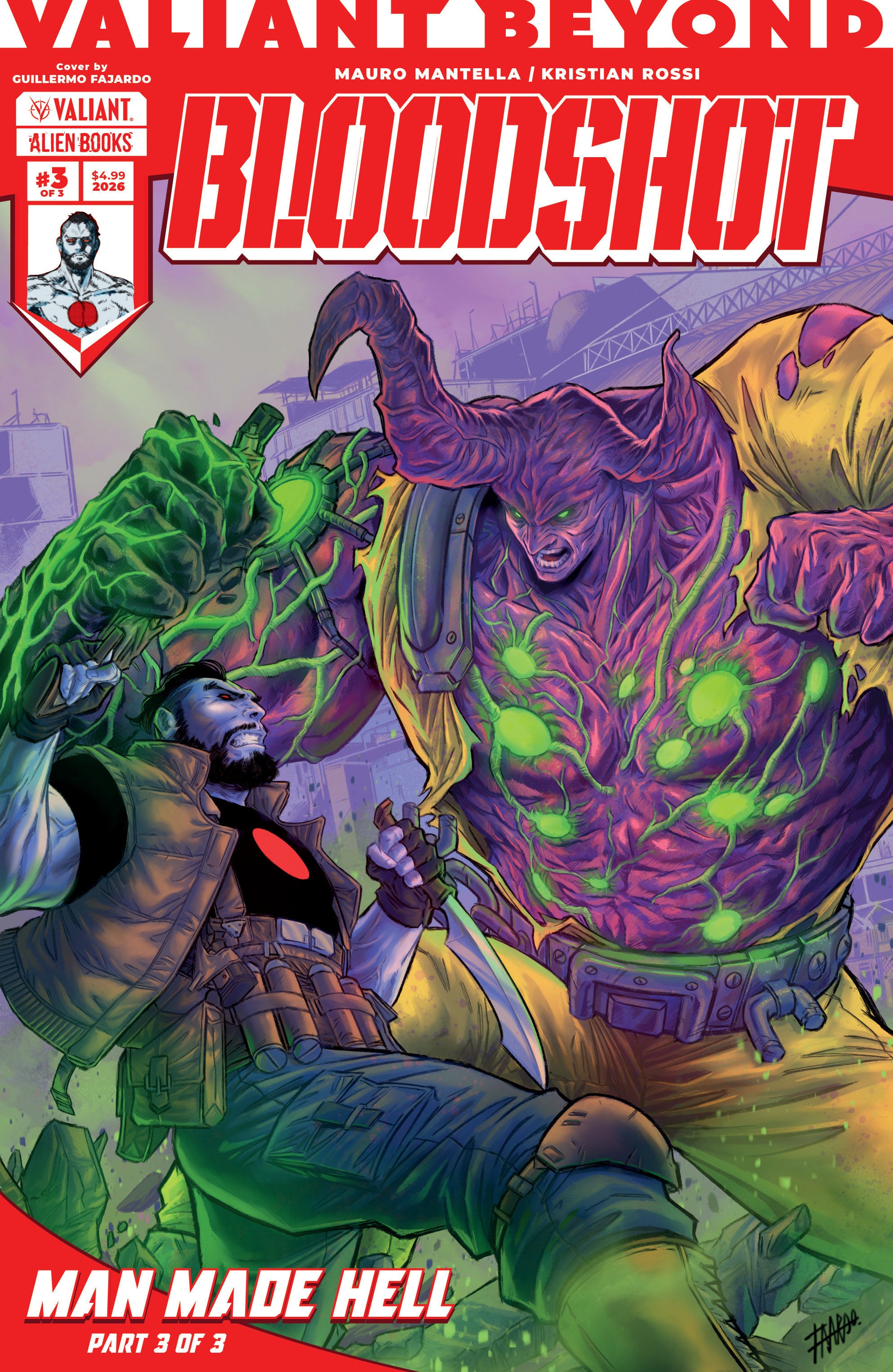 Valiant Beyond Bloodshot #6 Man Made Hell #3 IDW A Fajardo 08/05/2026 | BD Cosmos
