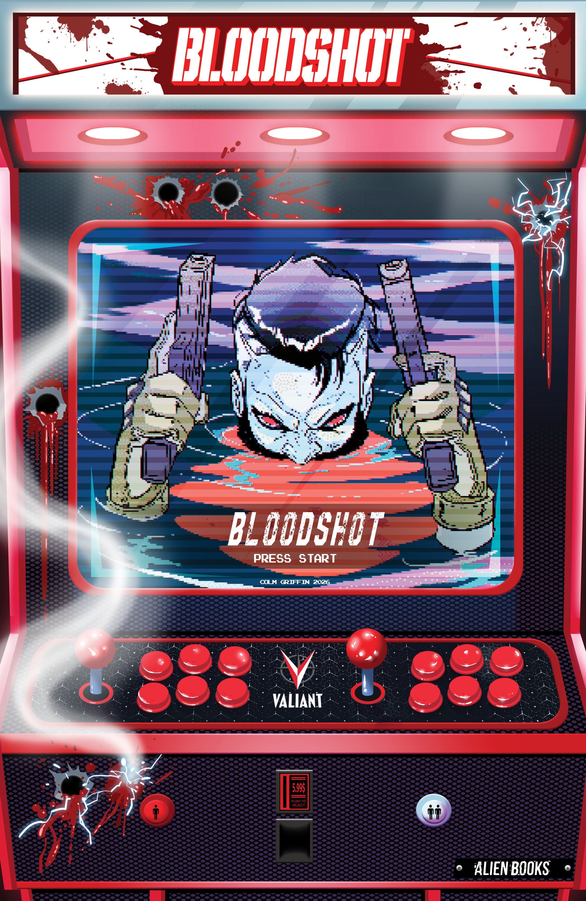 Valiant Beyond: Bloodshot #8 Toy Soldiers #2 Finale IDW B Griffin Virgin 11/25/2026 | BD Cosmos