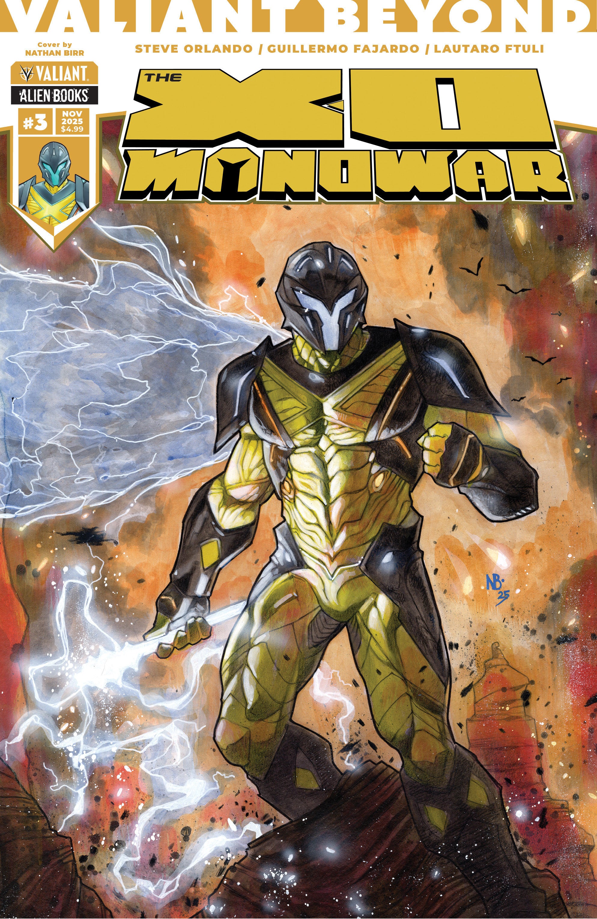 Valiant Beyond: The X O Manowar #3 Cover A (Birr) | BD Cosmos
