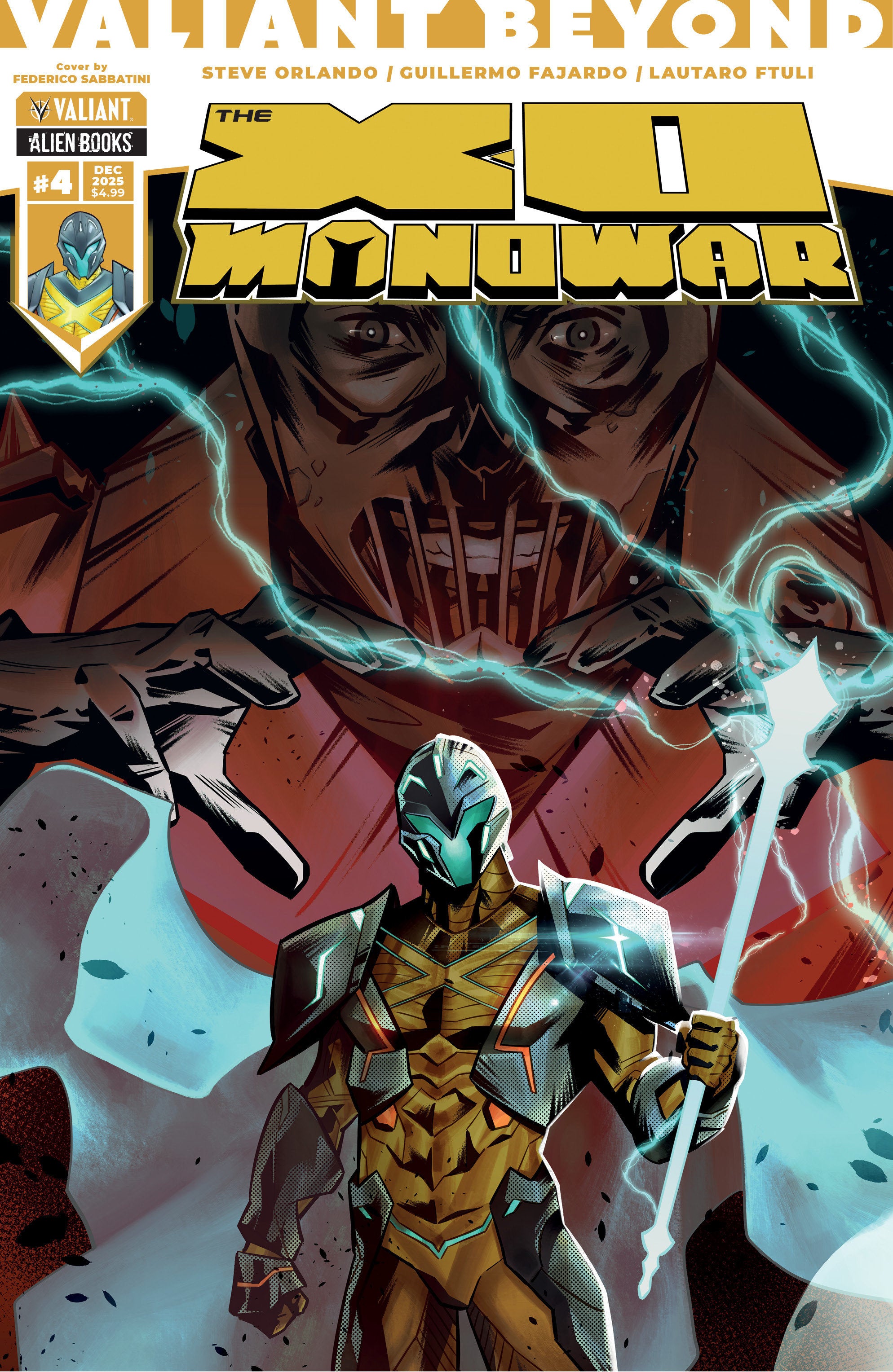Valiant Beyond: The X O Manowar #4 Cover A (Sabbatini) | BD Cosmos