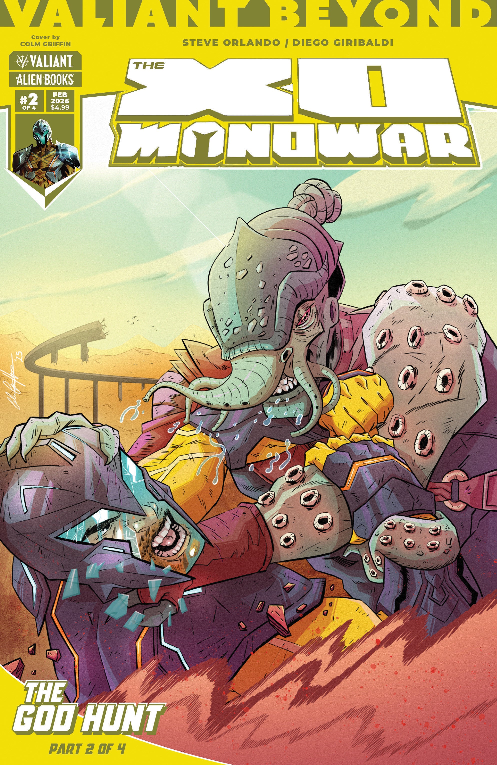 Valiant Beyond The X O Manowar #6 IDW A Griffin 02/18/2026 | BD Cosmos
