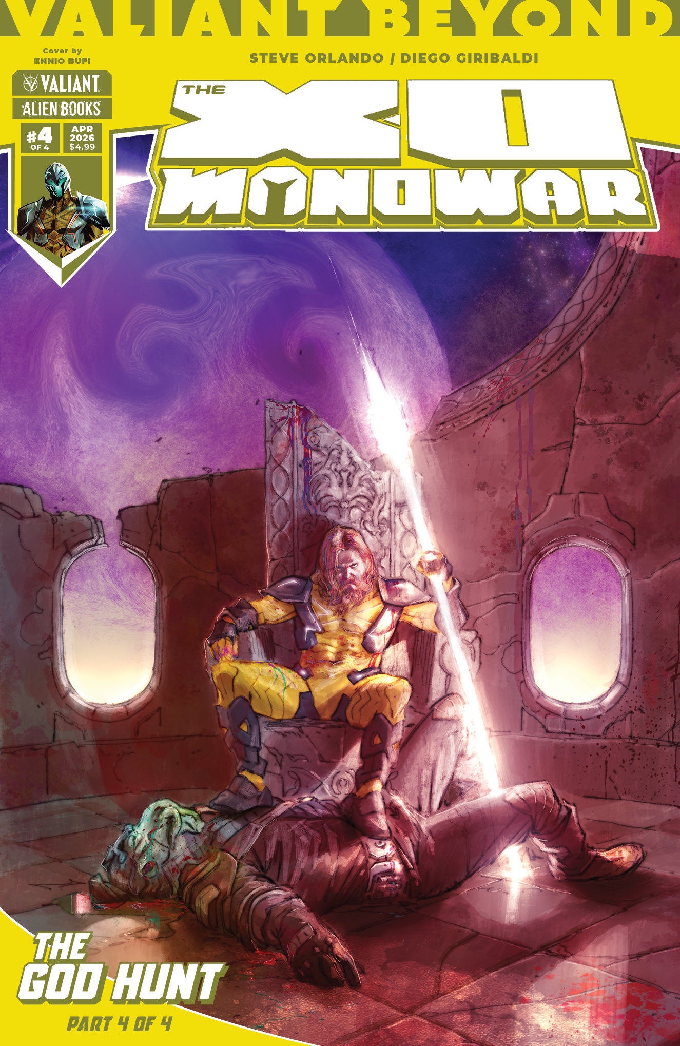 Valiant Beyond: X O Manowar #8 God Hunt #4 IDW B Bufi 05/13/2026 | BD Cosmos