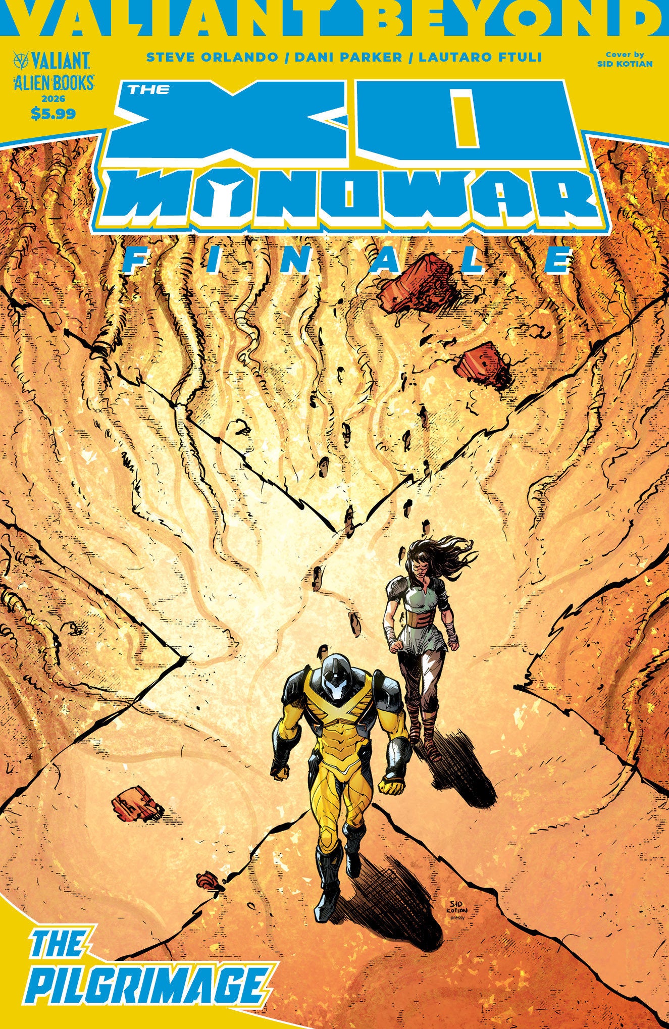 Valiant Beyond: The X O Manowar Finale The Pilgrimage IDW A Kotian 10/07/2026 | BD Cosmos