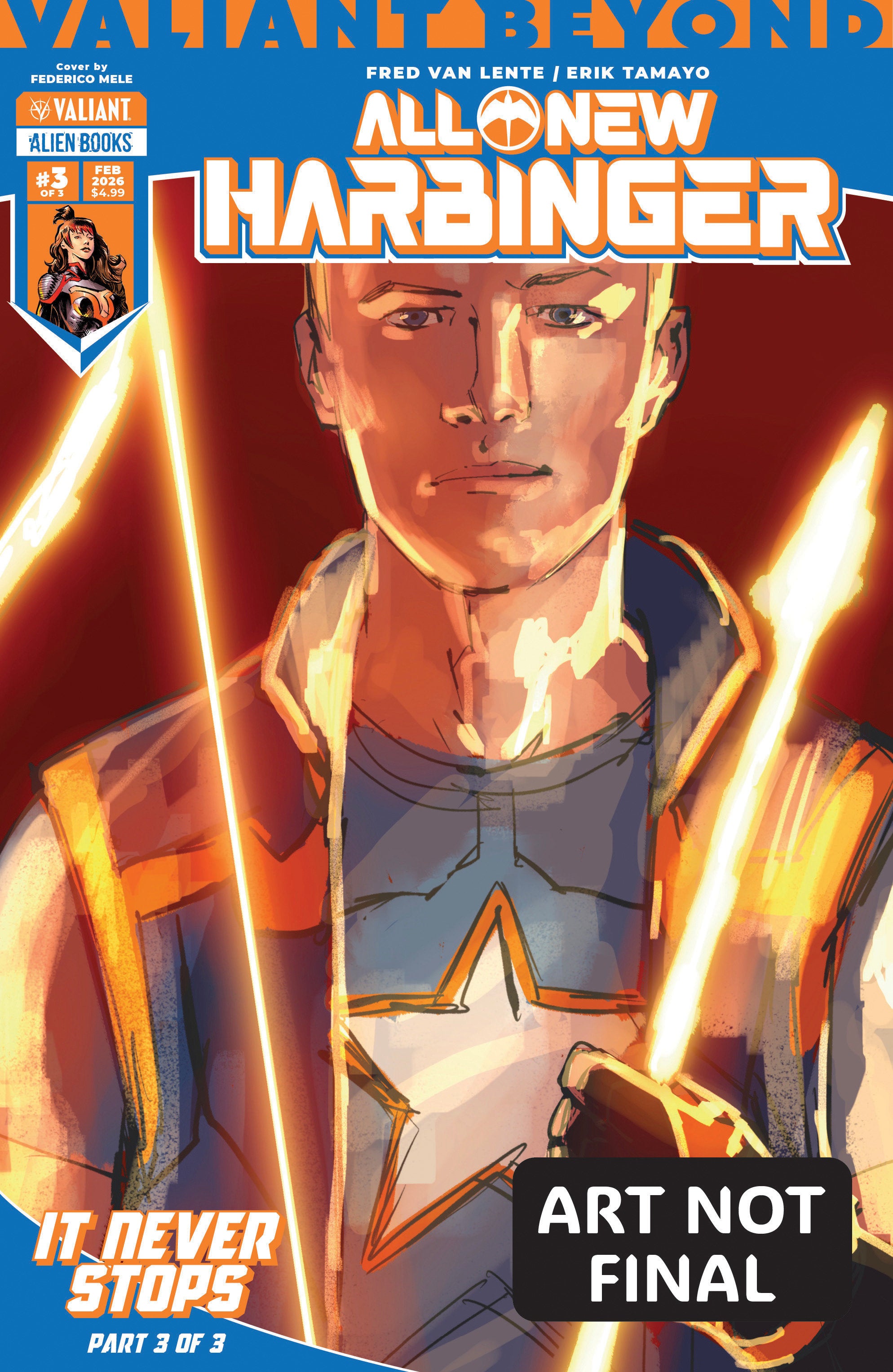 Valiant Beyond All New Harbinger #6 IDW B Mele 03/25/2026 | BD Cosmos