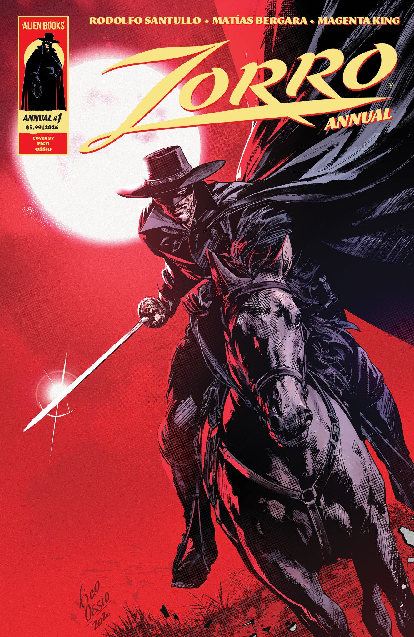 Zorro Annual #1 IDW Ossio 12/16/2026 | BD Cosmos