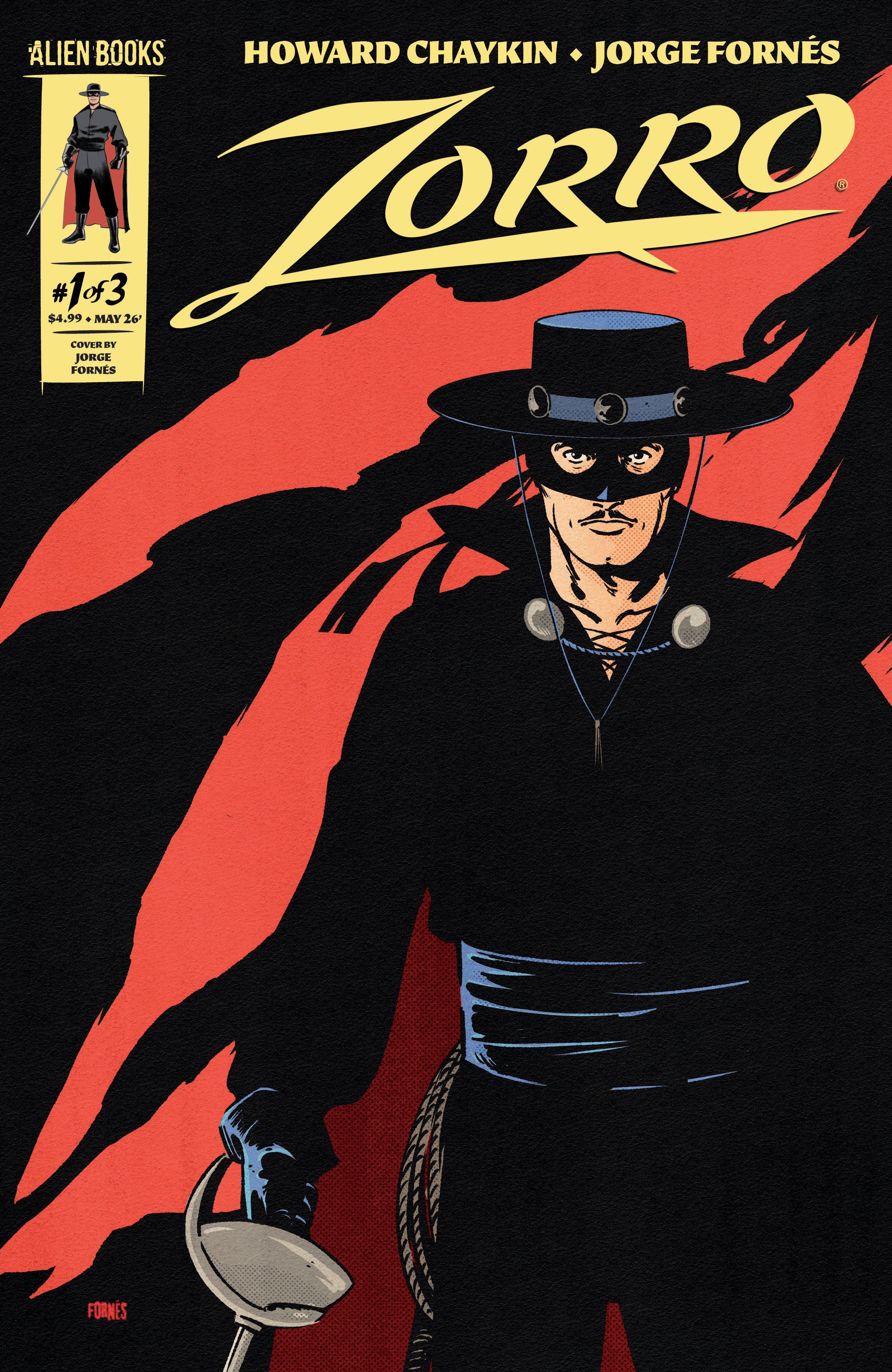 Zorro #1 IDW A Fornés 05/20/2026 | BD Cosmos