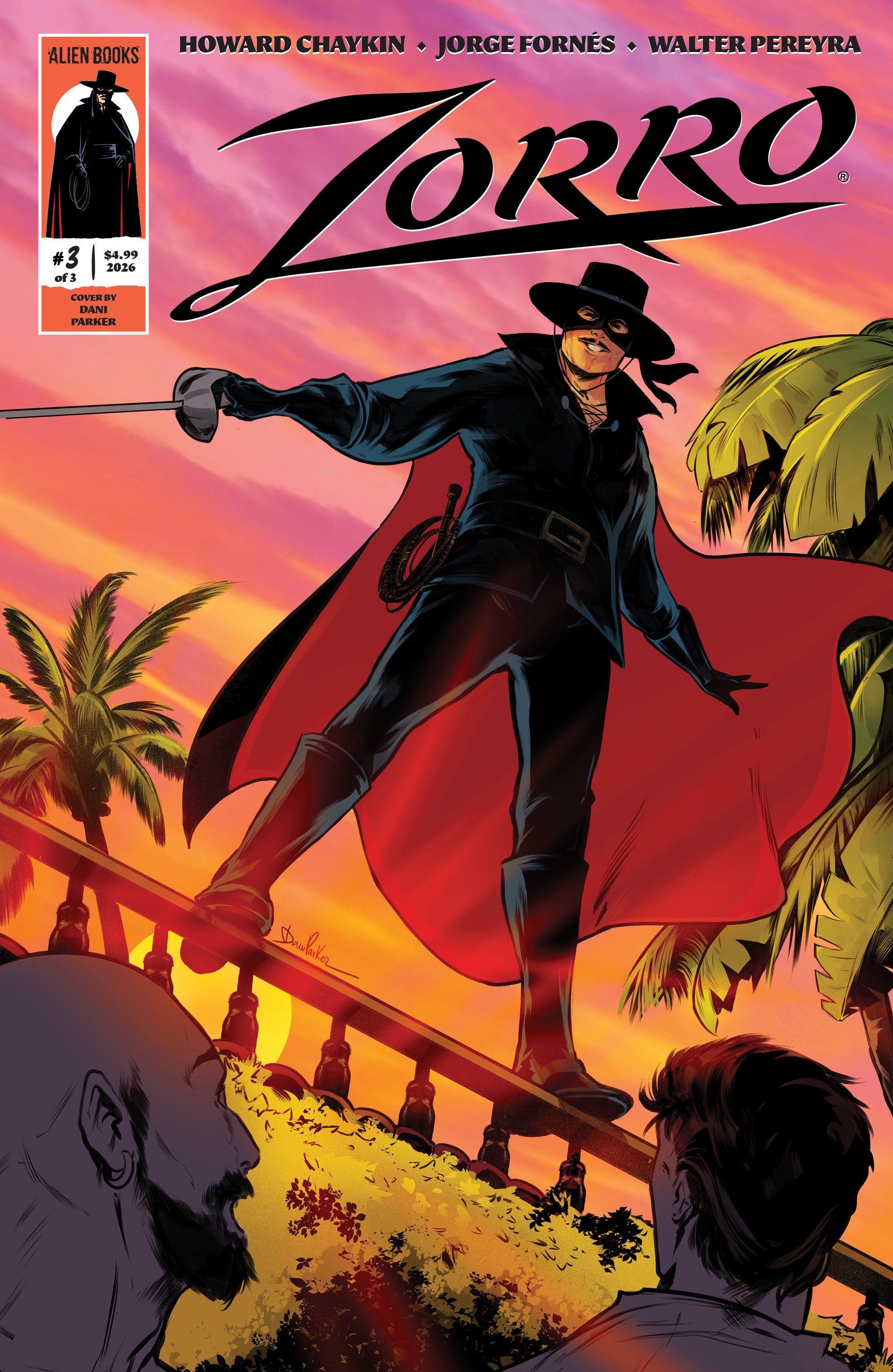 Zorro #3 IDW B Parker 08/12/2026 | BD Cosmos