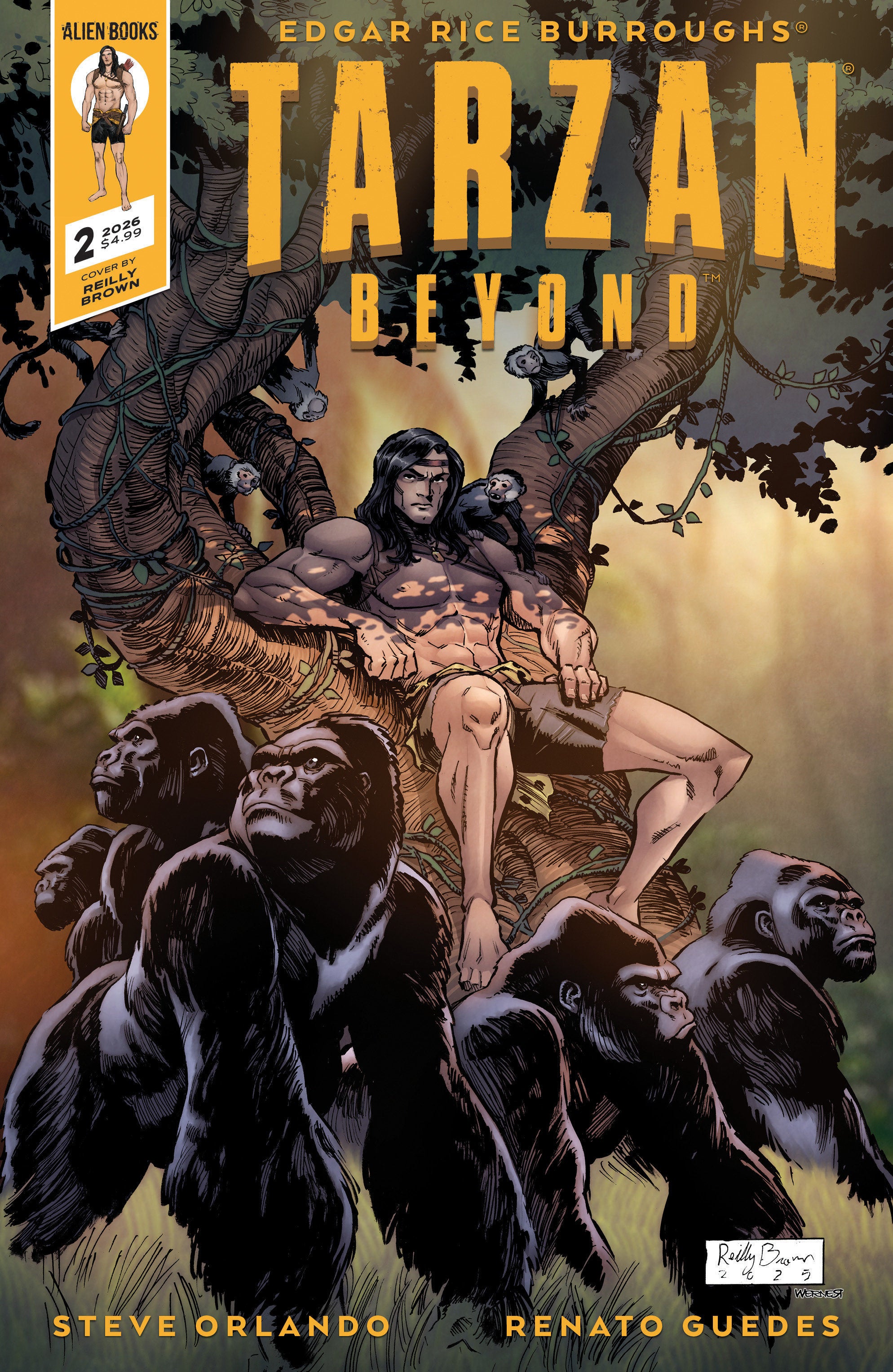 Tarzan Beyond #2 IDW 1:10 Brown 07/22/2026 | BD Cosmos