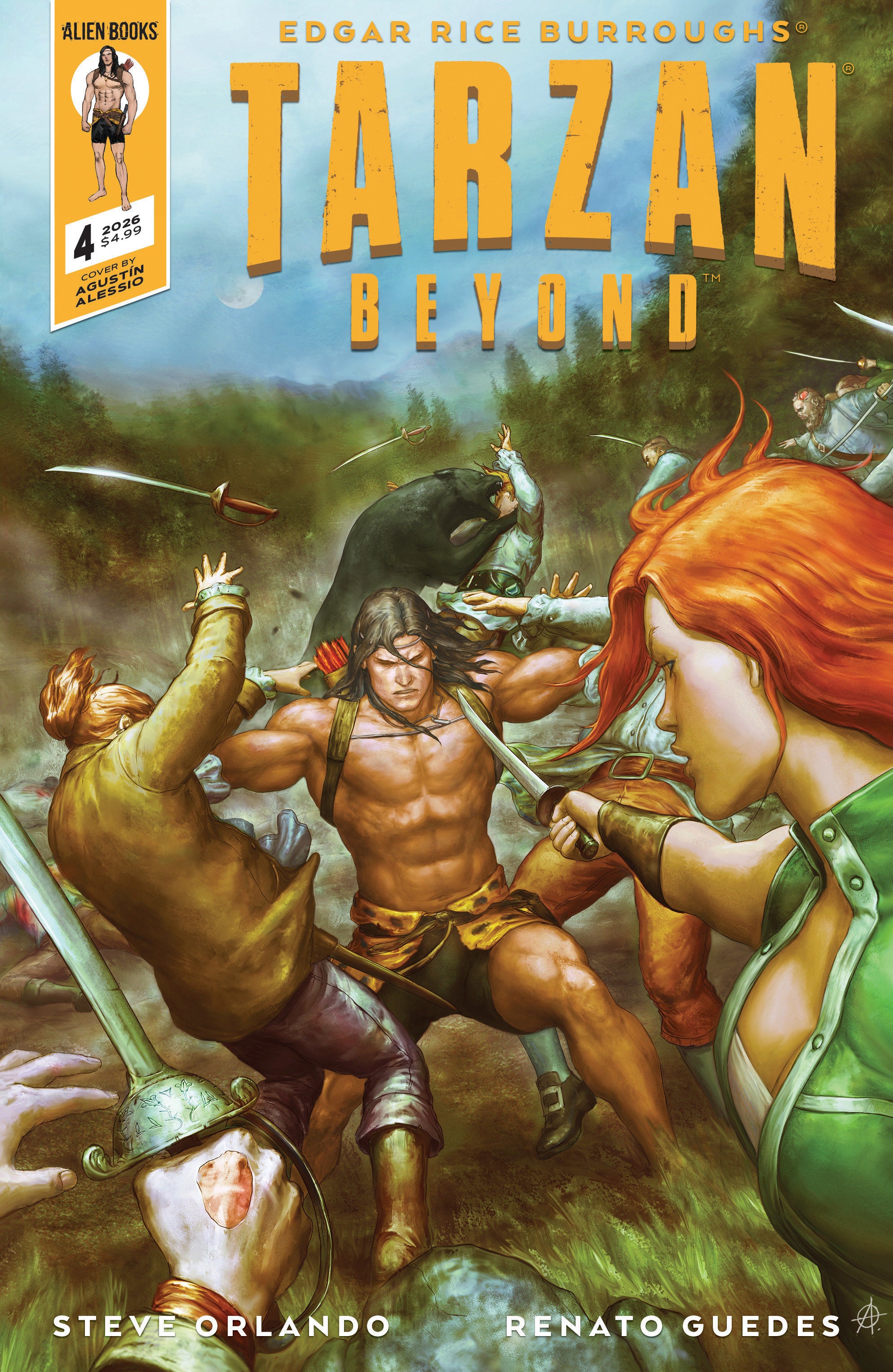 Tarzan Beyond #4 Cover A (Alessio) | BD Cosmos