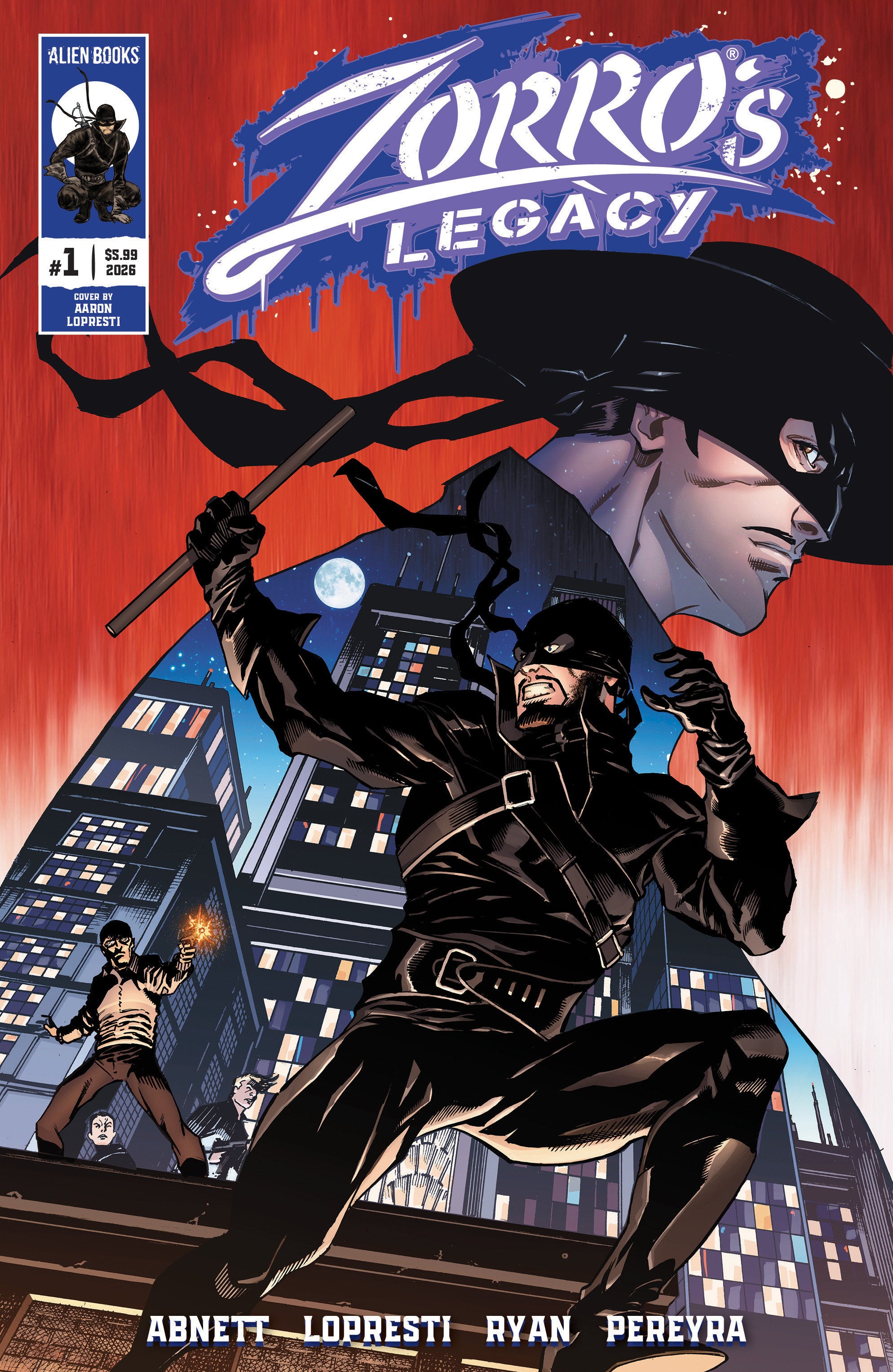 Zorro's Legacy #1 IDW A Lopresti 07/08/2026 | BD Cosmos
