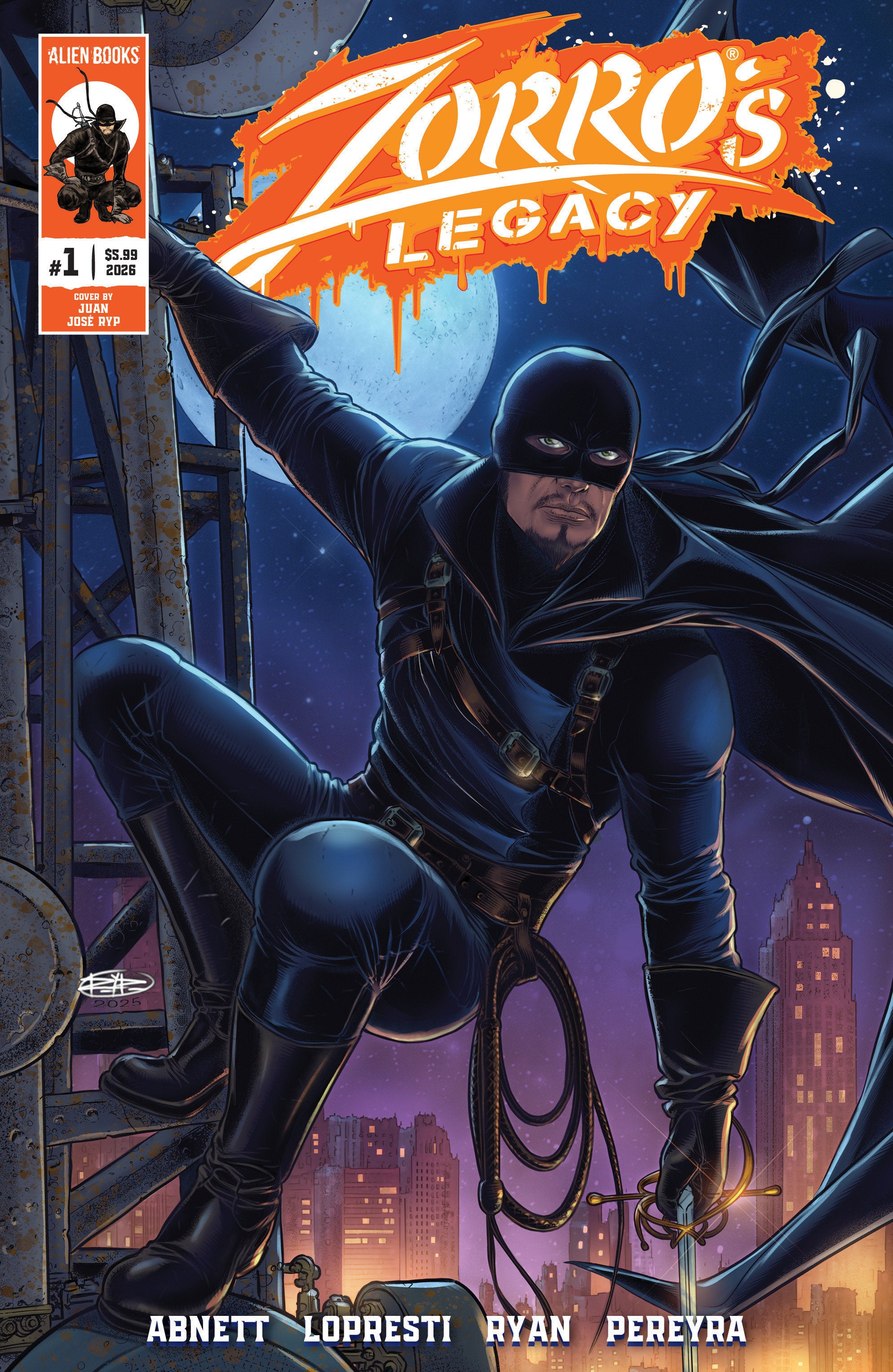Zorro's Legacy #1 IDW B Ryp 07/08/2026 | BD Cosmos