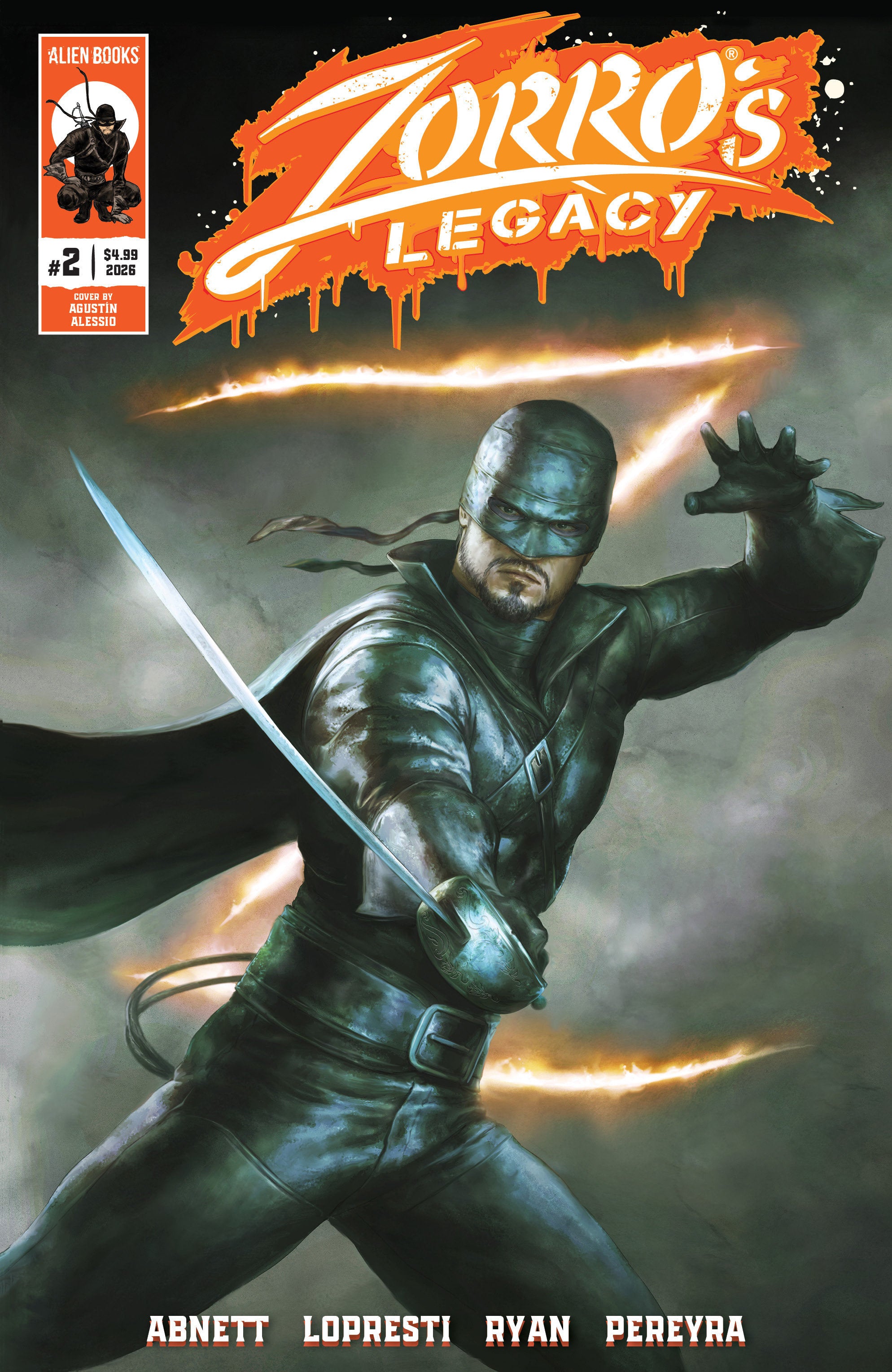 Zorro's Legacy #2 IDW 1:10 Alessio 08/19/2026 | BD Cosmos