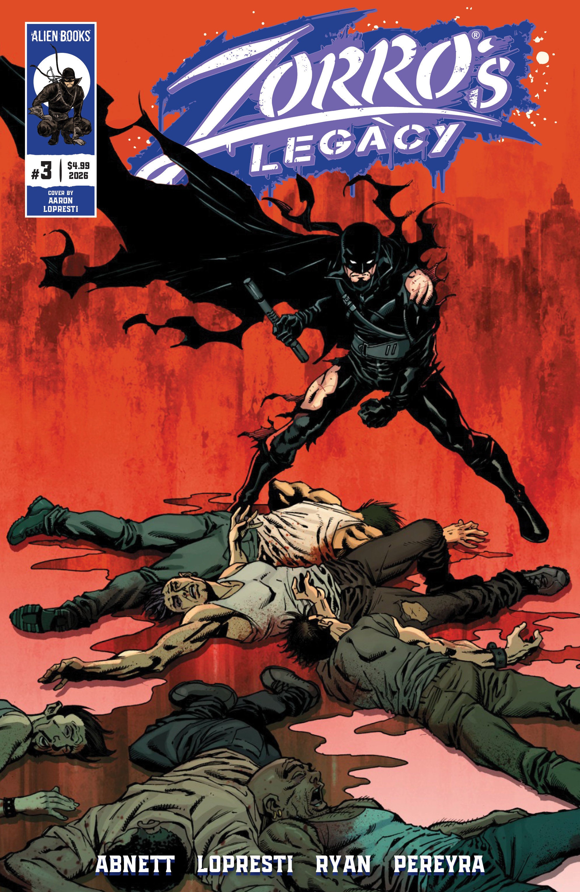Zorro's Legacy #3 IDW A Lopresti 09/30/2026 | BD Cosmos