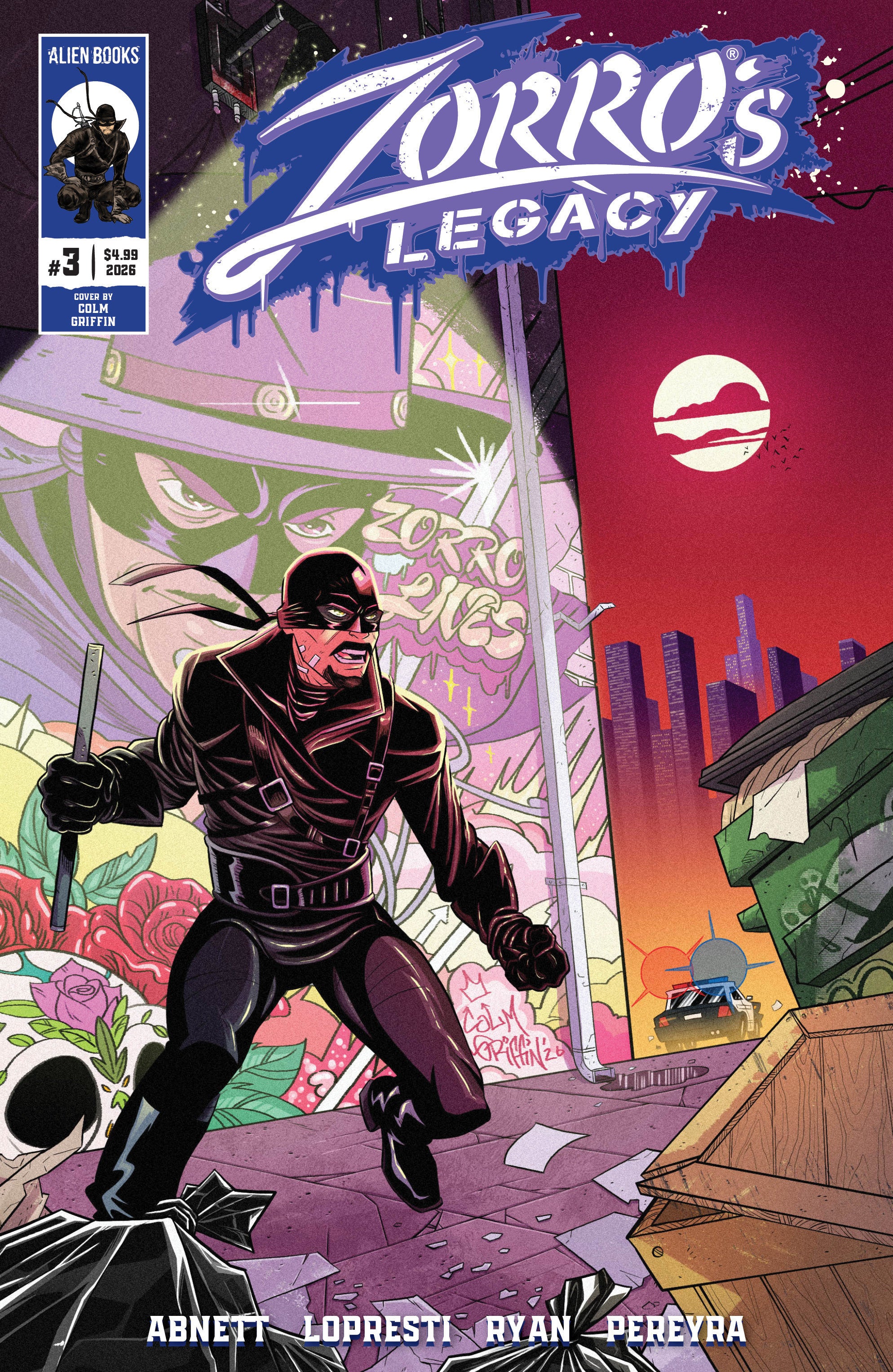 Zorro's Legacy #3 IDW B Griffin 09/30/2026 | BD Cosmos