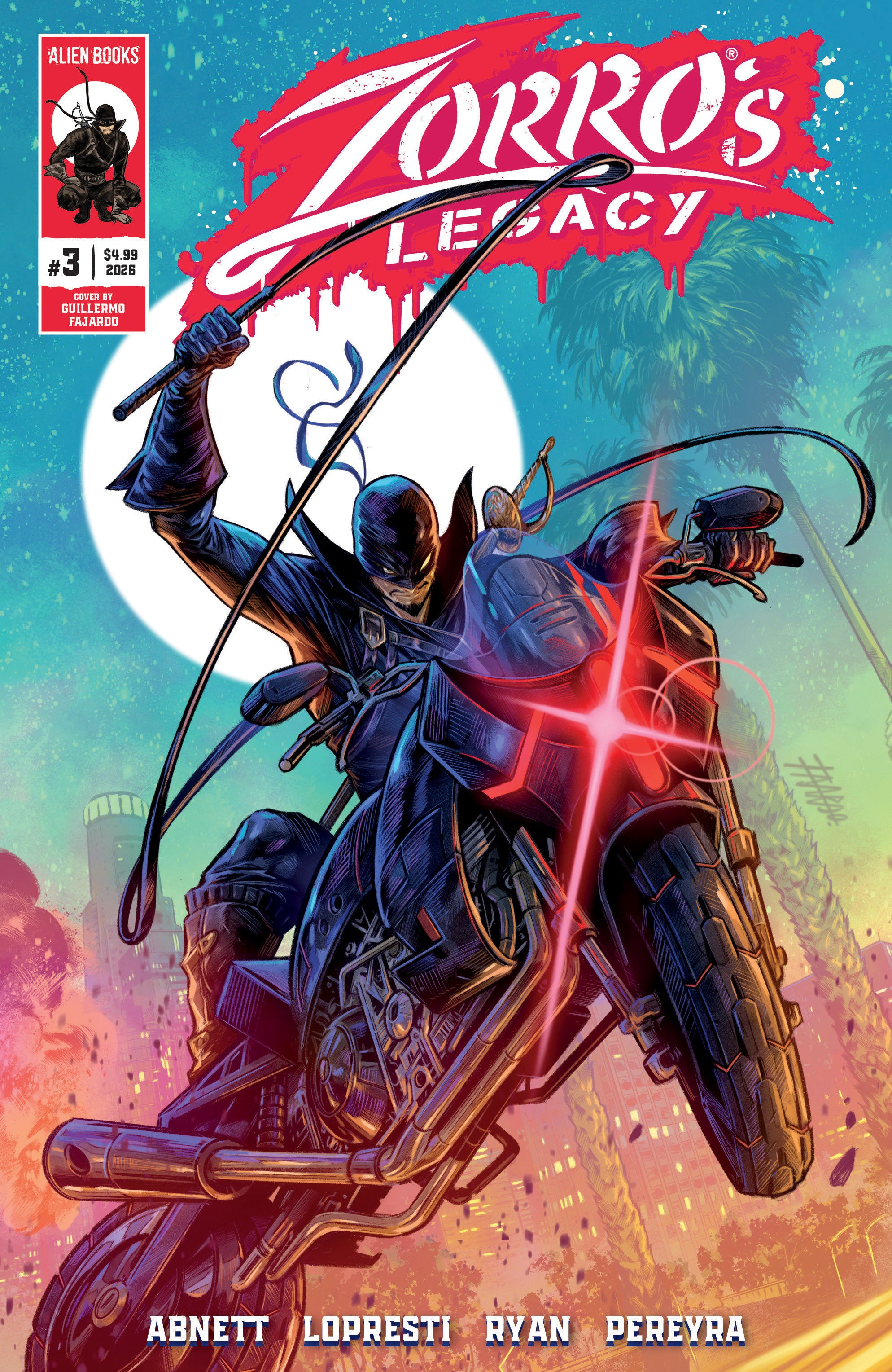 Zorro's Legacy #3 IDW C Fajardo 09/30/2026 | BD Cosmos