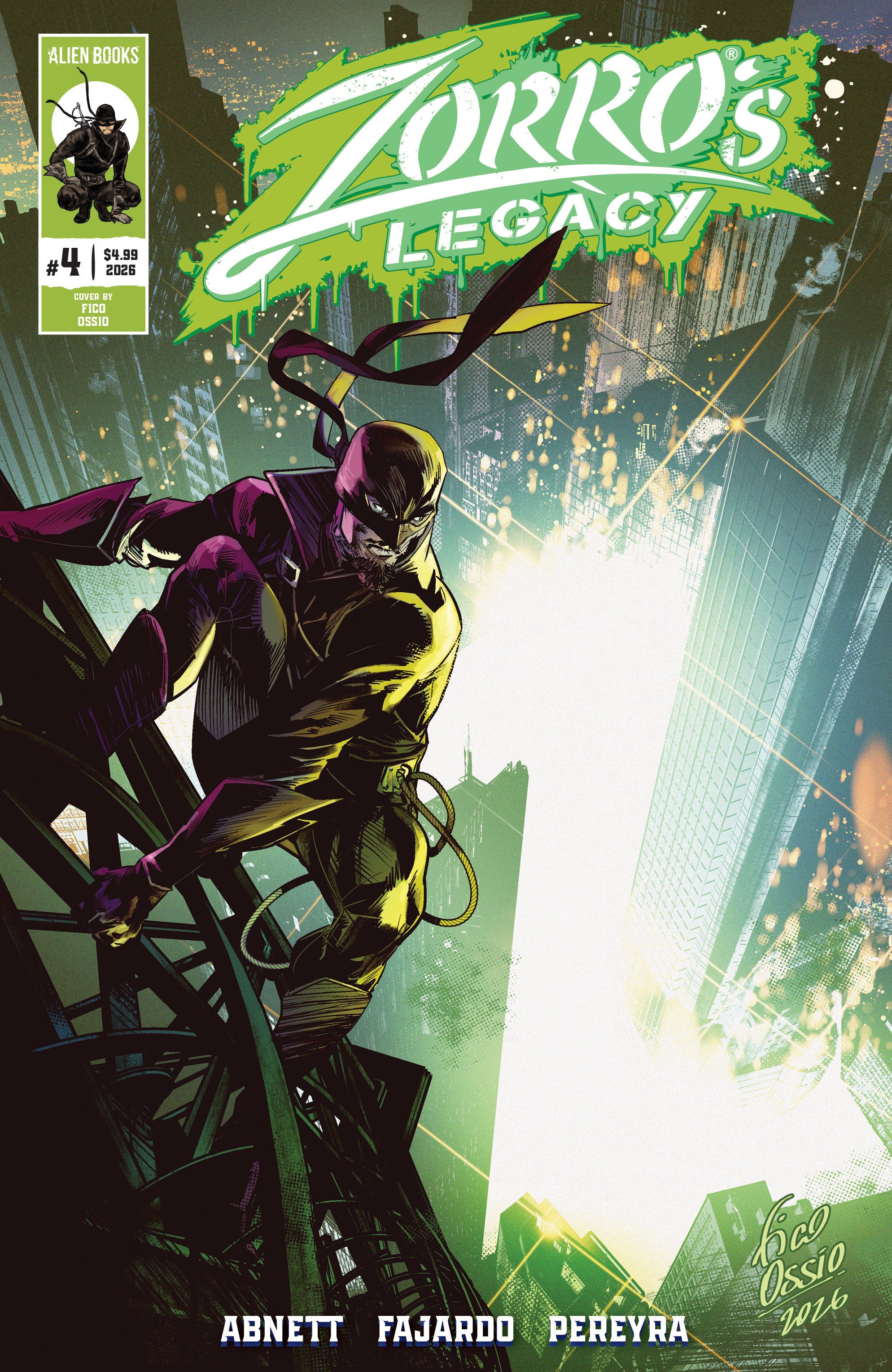 Zorro's Legacy #4 IDW B Ossio 11/18/2026 | BD Cosmos