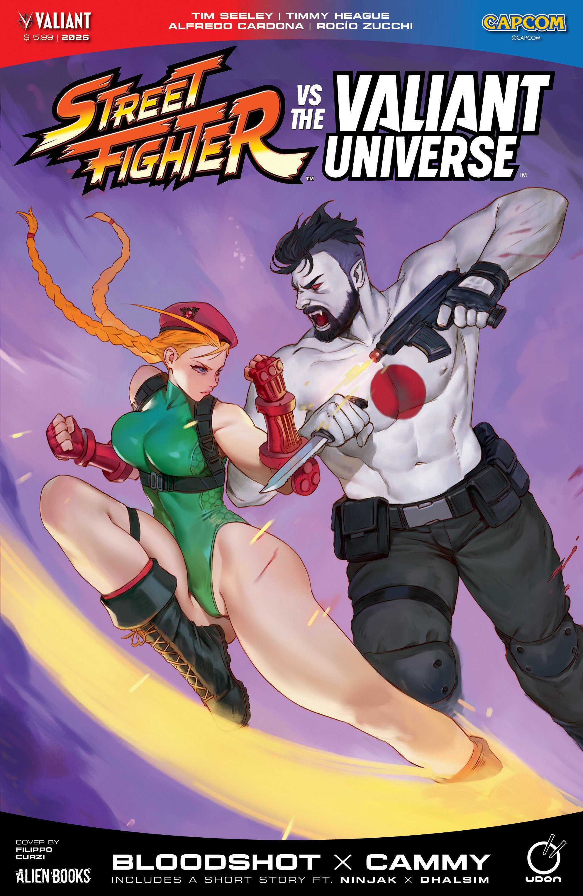 Street Fighter vs.The Valiant Universe Special IDW A Curzi 07/29/2026 | BD Cosmos