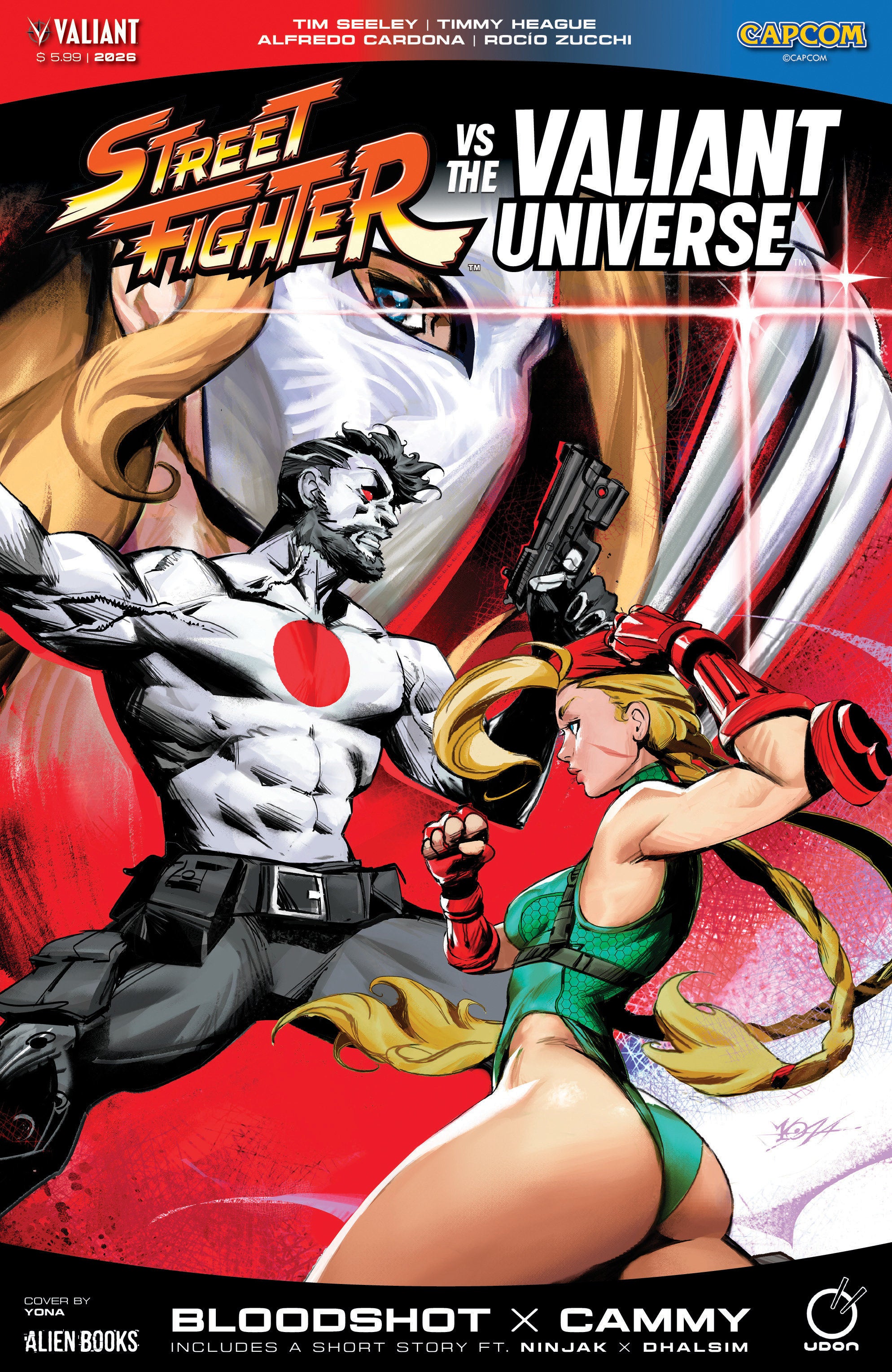 Street Fighter vs.The Valiant Universe Special IDW B Yonas 07/29/2026 | BD Cosmos