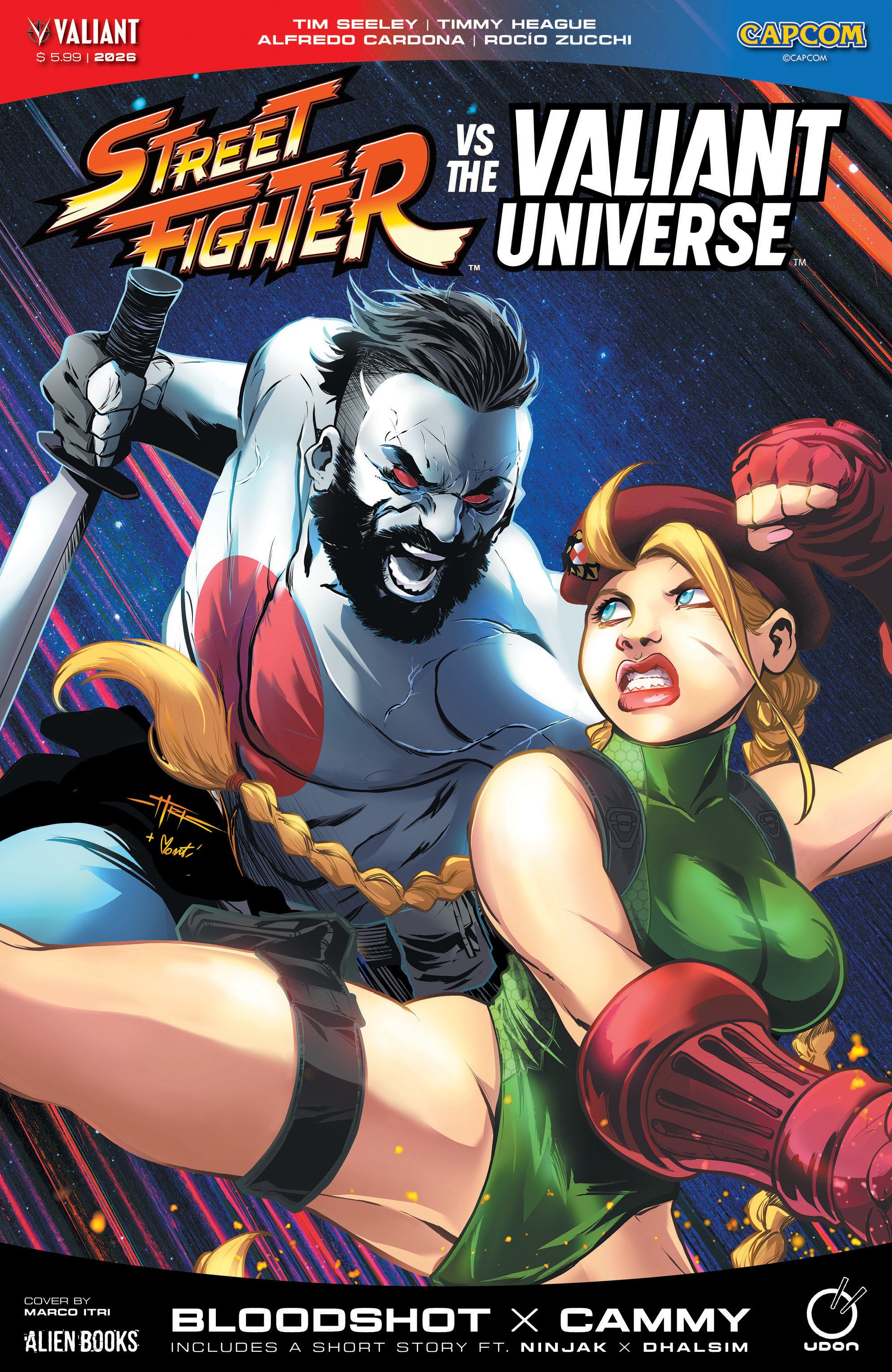 Street Fighter vs.The Valiant Universe Special IDW C Itri 07/29/2026 | BD Cosmos