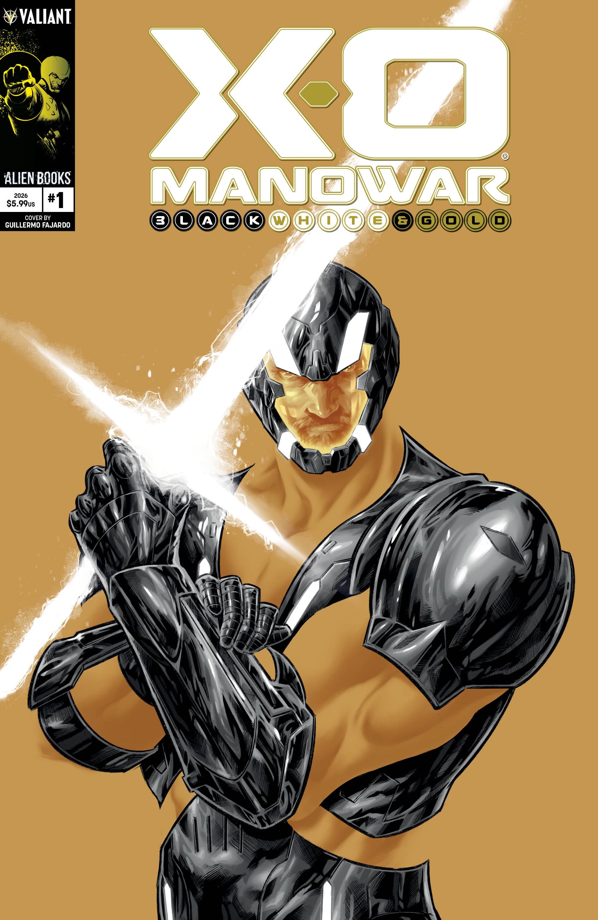 X O Manowar B&W&G #1 IDW A Fajardo 10/21/2026 | BD Cosmos