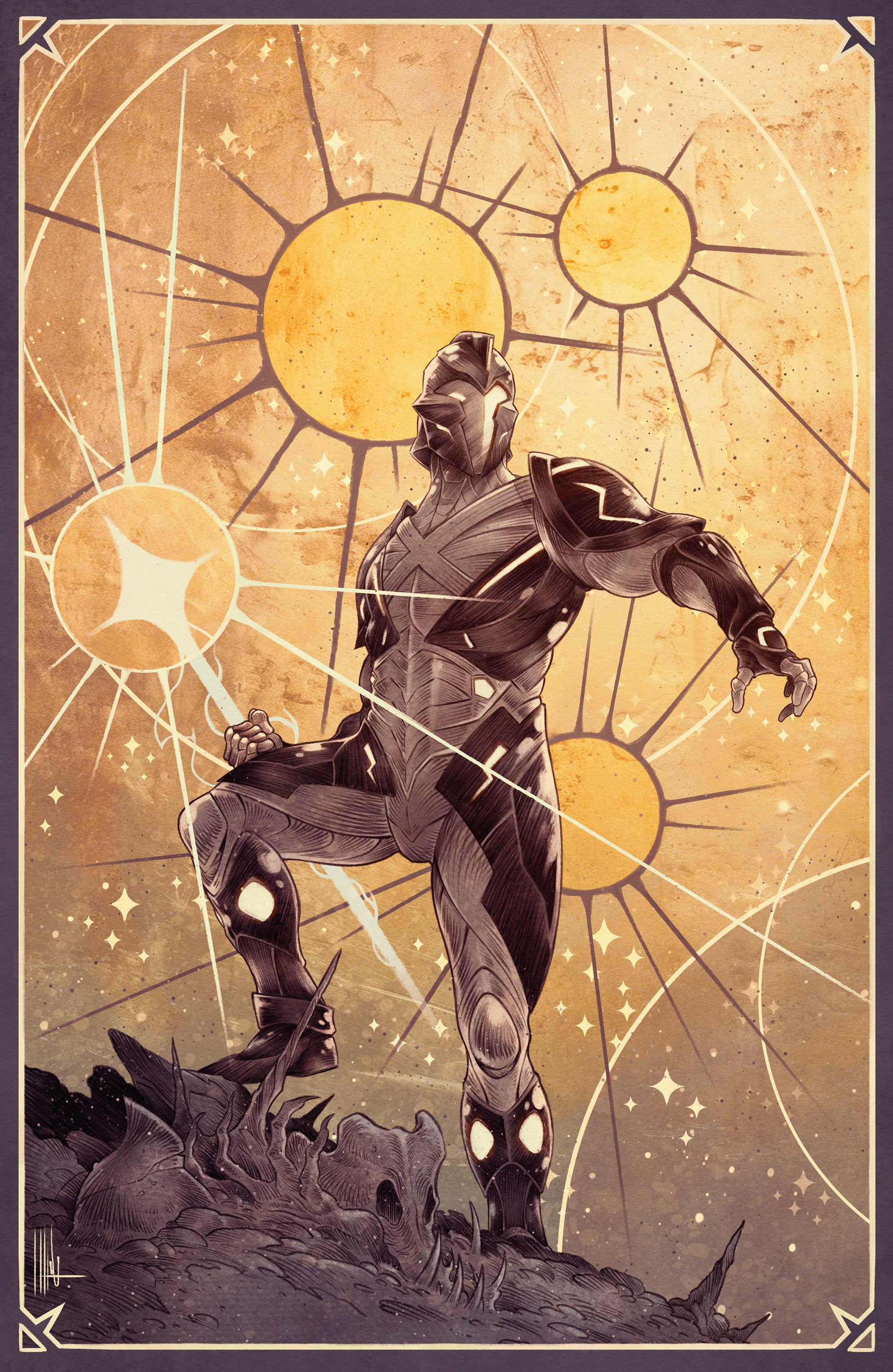 X O Manowar: Black White & Gold #3 IDW C Merli Virgin 12/23/2026 | BD Cosmos