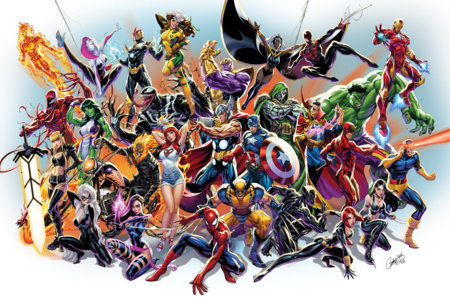 MARVEL UNIVERSE BY J. SCOTT CAMPBELL POSTER 01/07/2026 | BD Cosmos