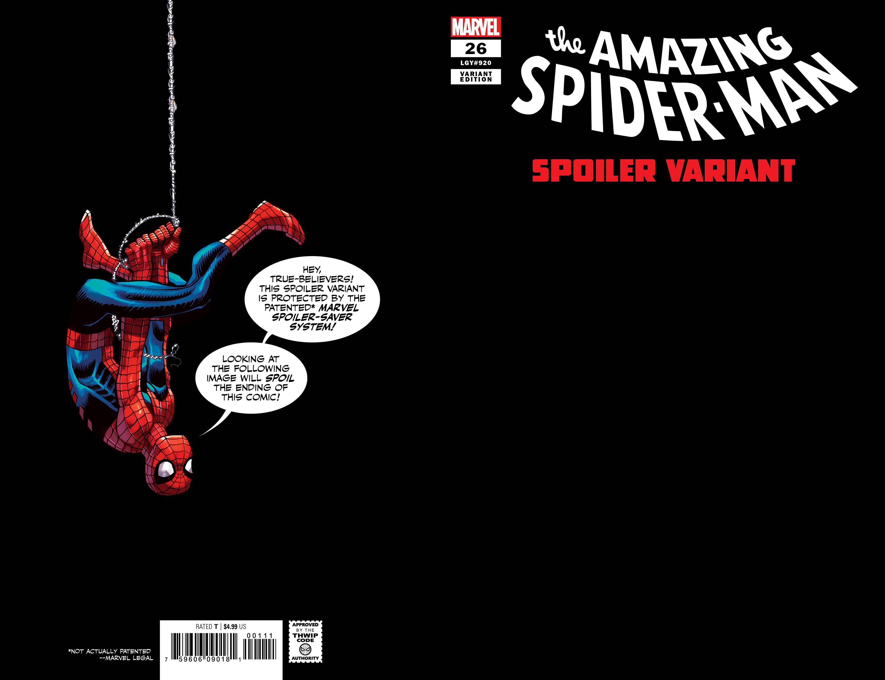 Amazing Spider-Man #26 Marvel Frank Spoiler 05/31/2023 | BD Cosmos