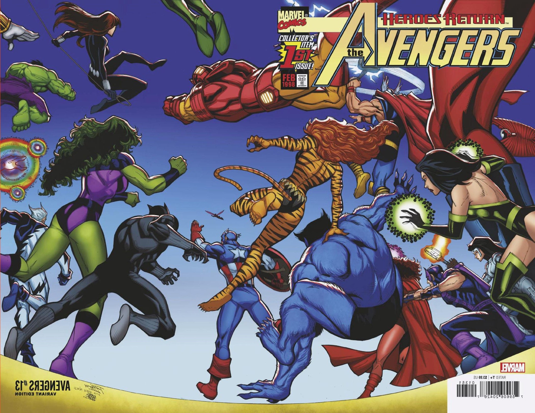 Avengers #13 MARVEL Lim Wrap Around 04/24/2024 | BD Cosmos