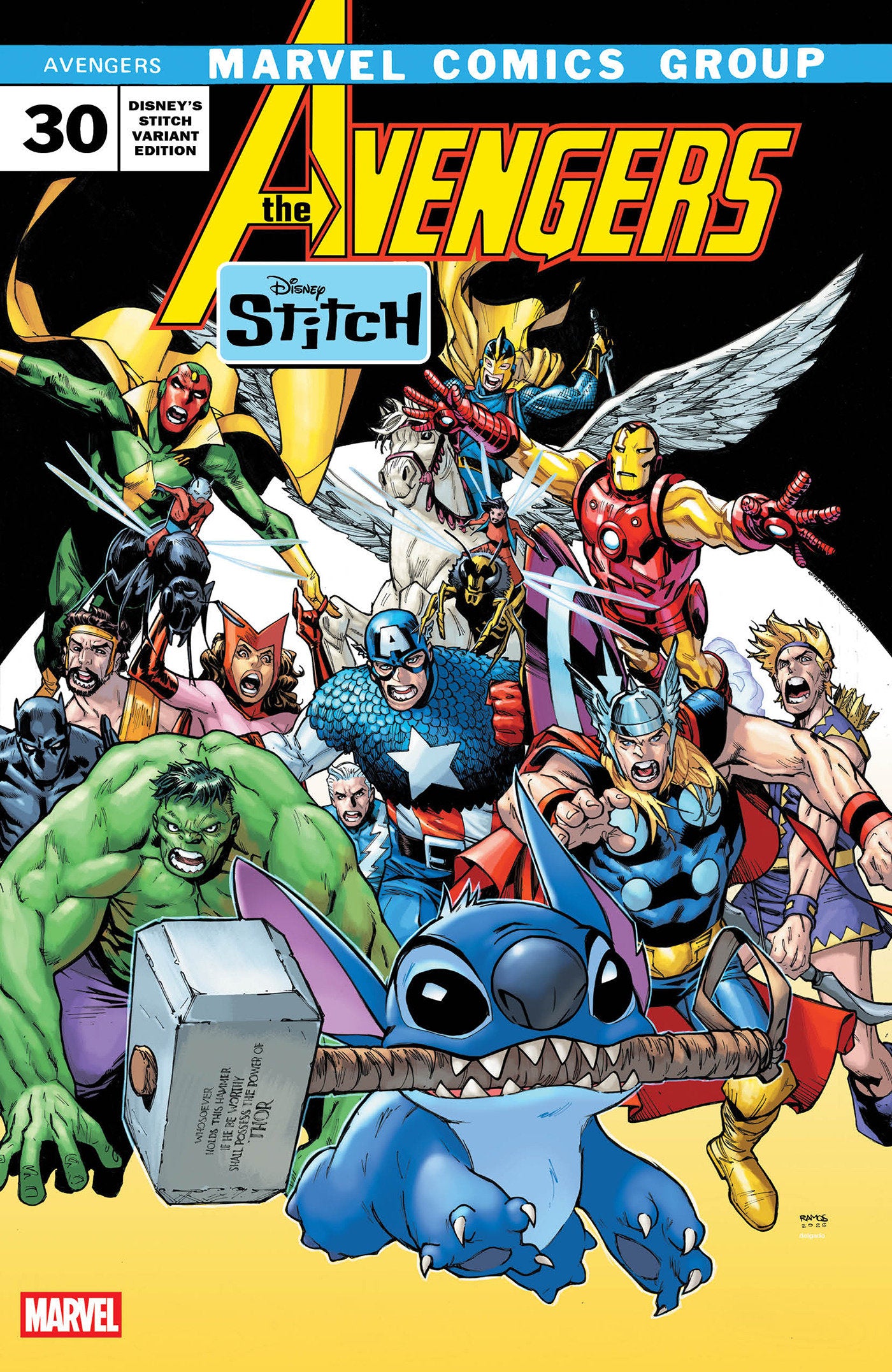 Avengers #30 Marvel Ramos Disney Stitch 09/03/2025 | BD Cosmos