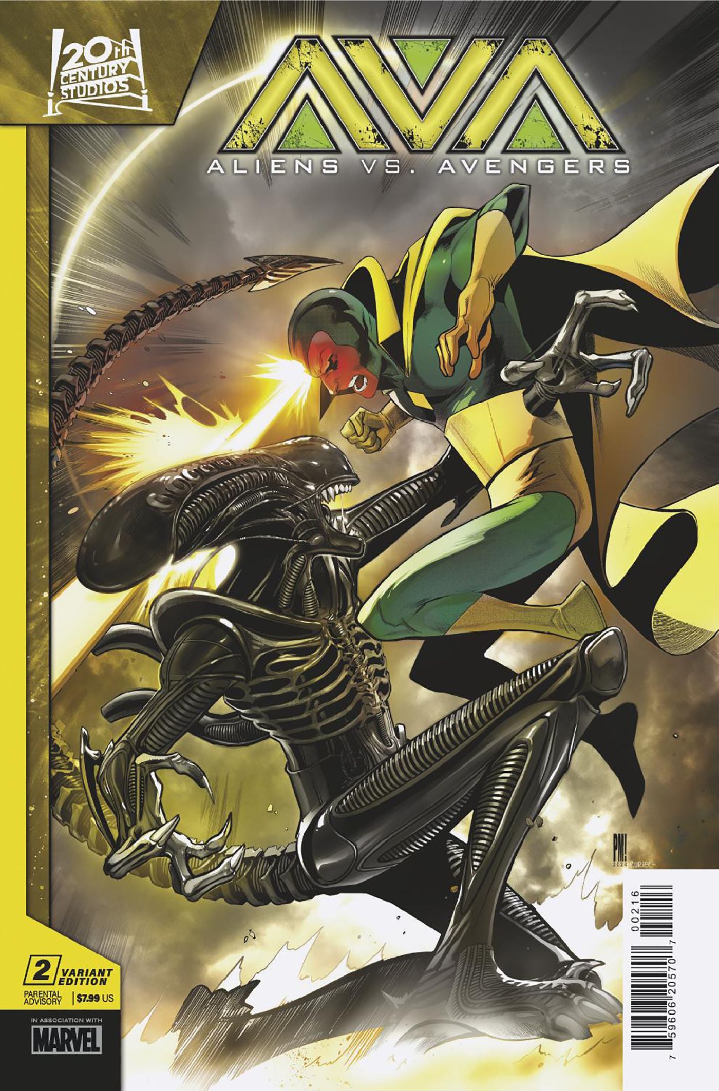 Aliens vs. Avengers #2 Marvel Paco Medina 1:25 11/06/2024 | BD Cosmos