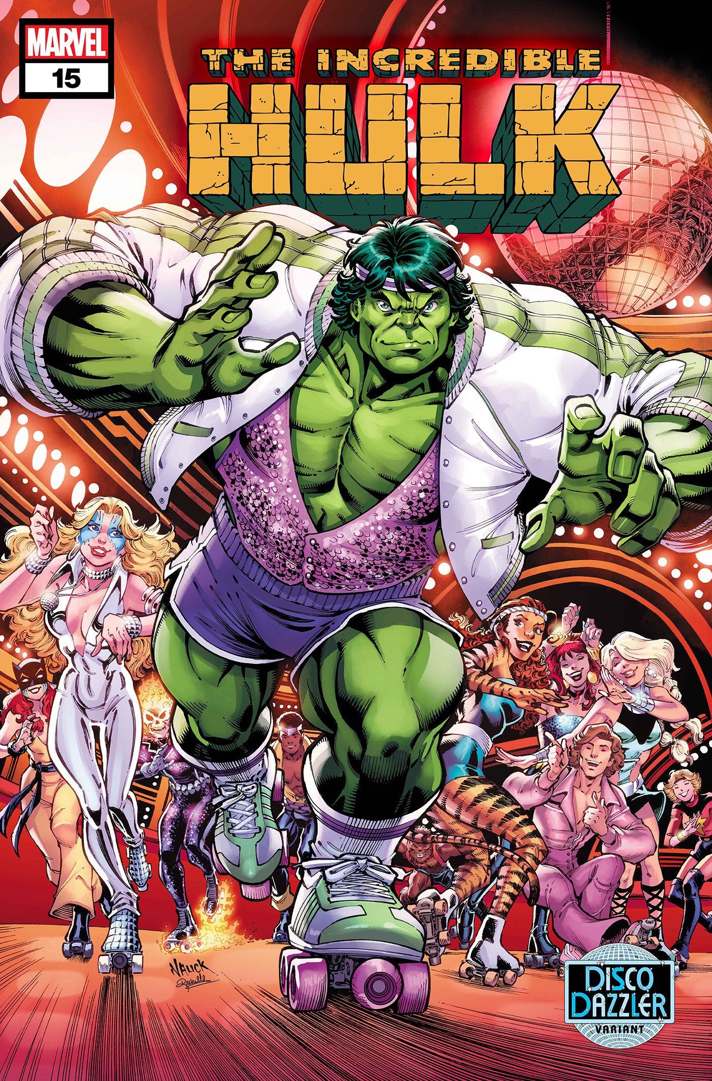 Incredible Hulk #15 Todd Nauck Disco Dazzler Variant | BD Cosmos