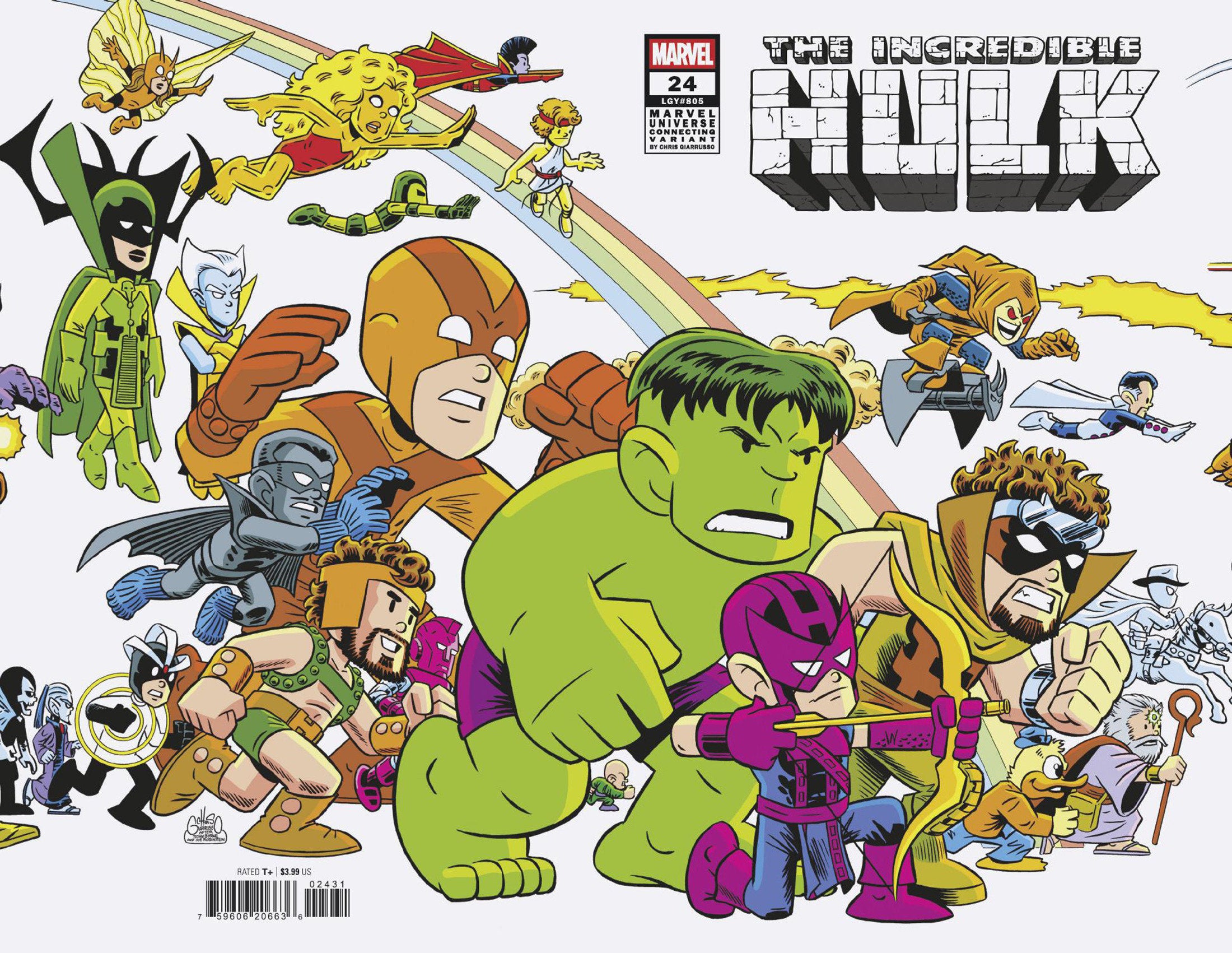 Incredible Hulk #24 Chris Giarrusso Marvel Universe Connecting Wrap Variant E | BD Cosmos
