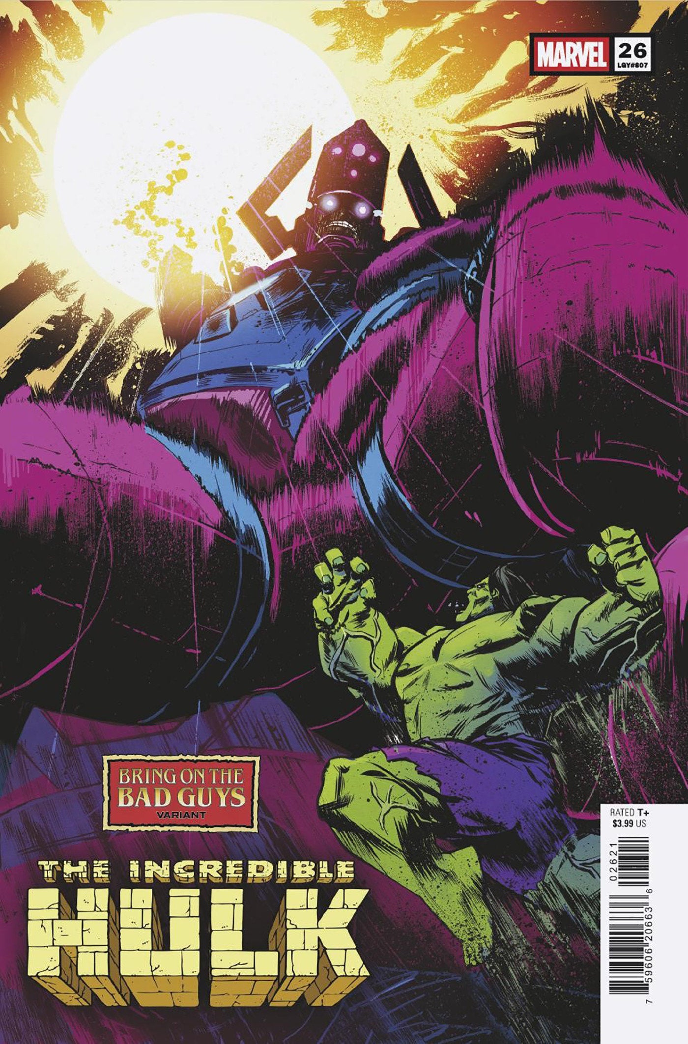Incredible Hulk #26 Sanford Greene Bring On The Bad Guys Variant | BD Cosmos