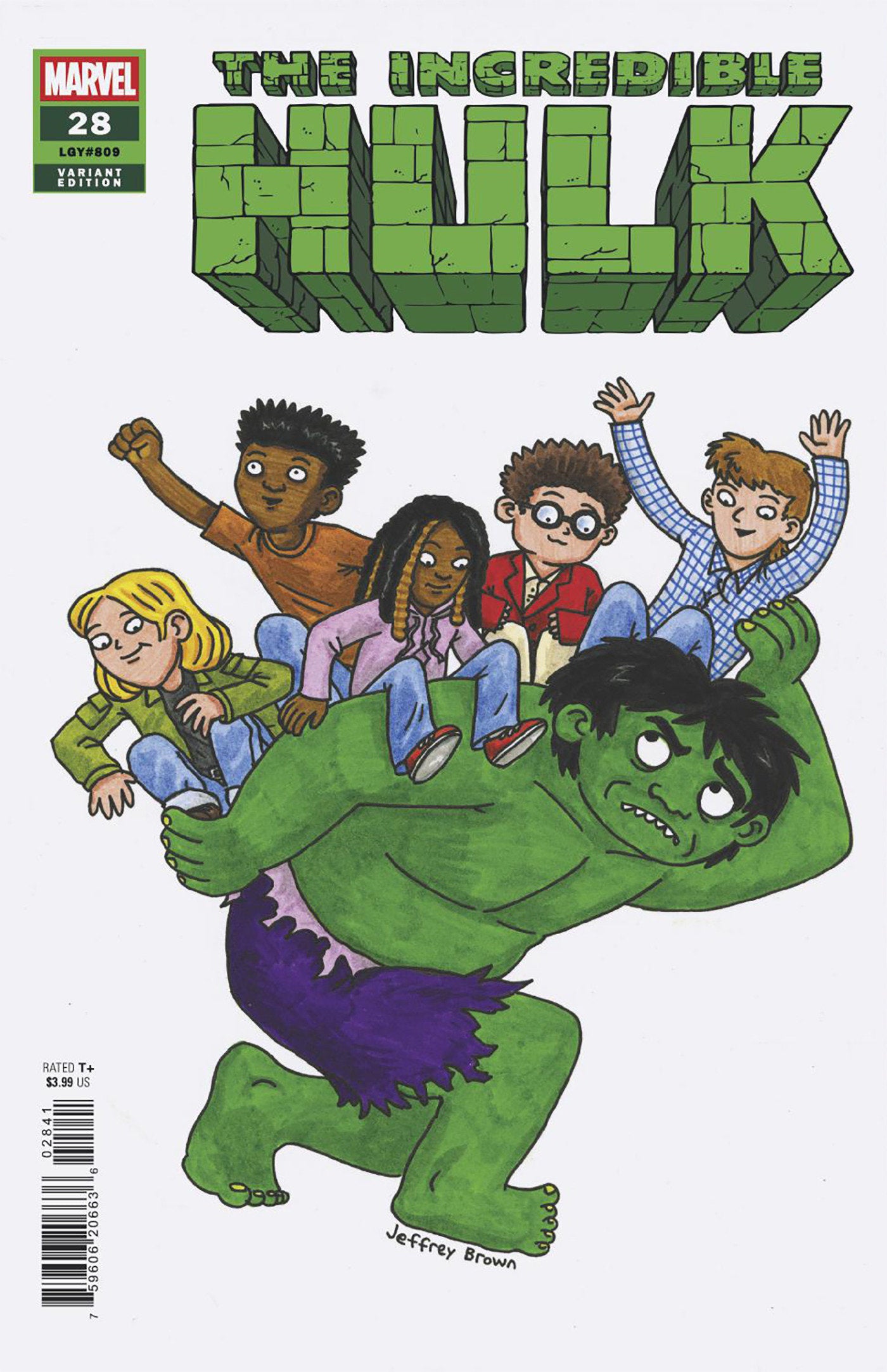 Incredible Hulk #28 Jeffrey Brown Variant | BD Cosmos