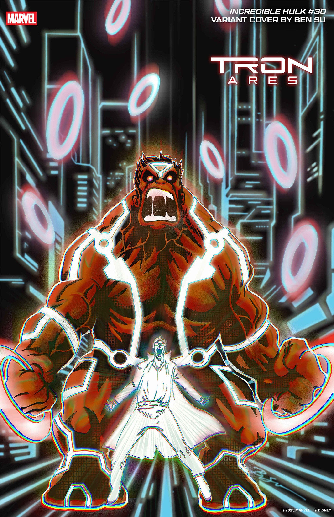 Incredible Hulk #30 MARVEL Ben Su Tron: Ares Variant 10/15/2025 | BD Cosmos