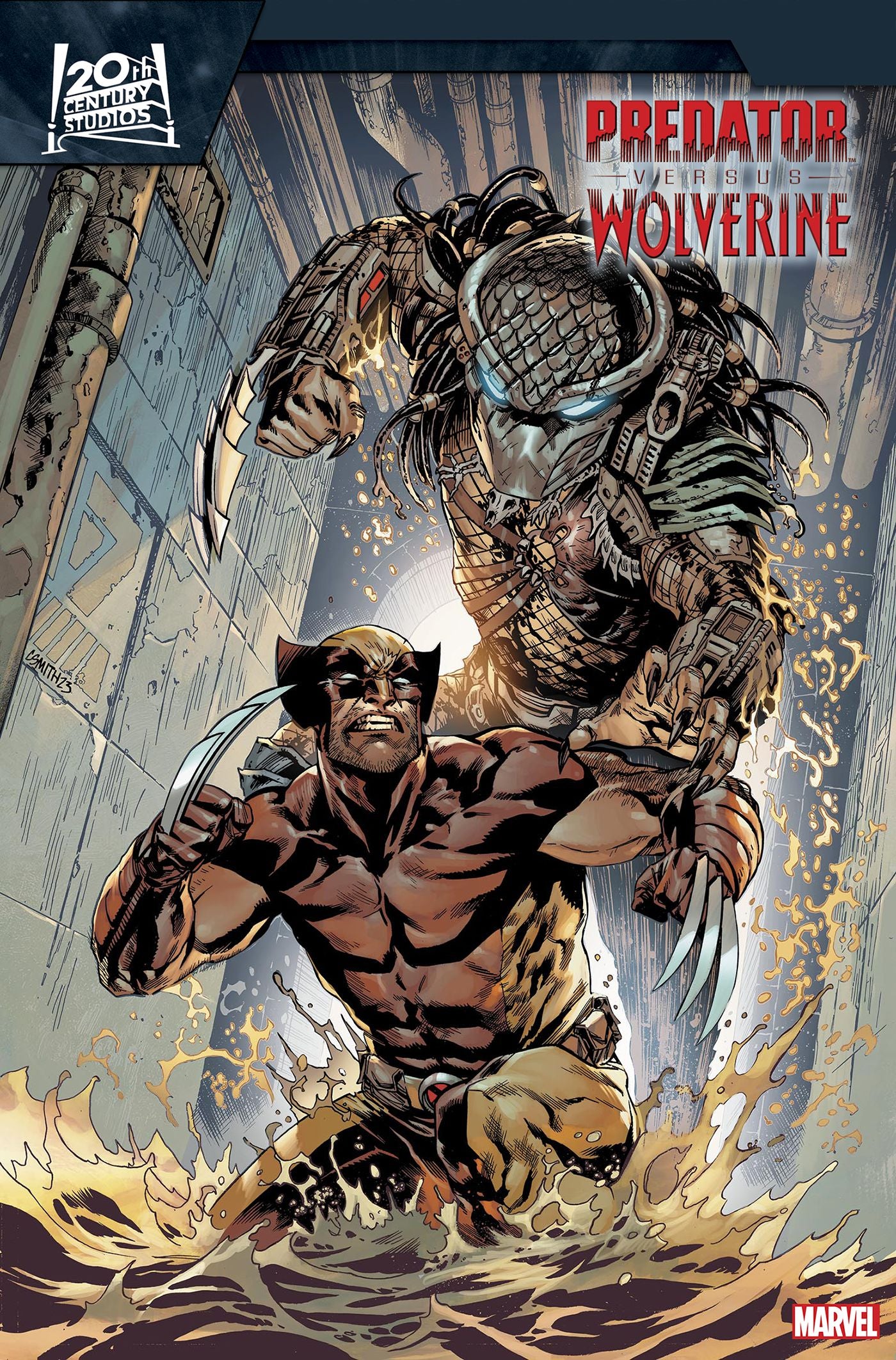 Predator contre Wolverine #3 MARVEL 1:25 Smith 11/29/2023 | BD Cosmos