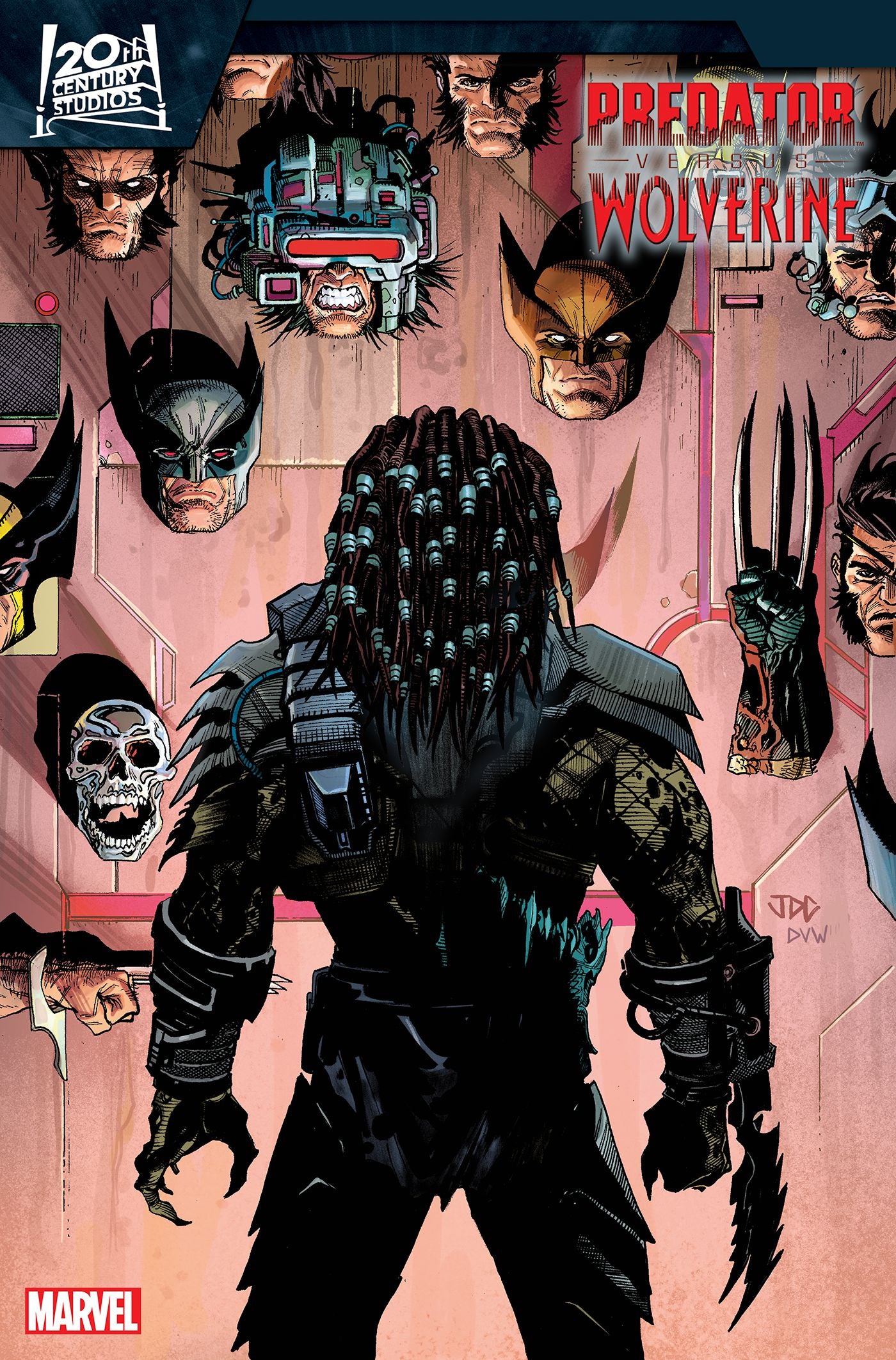 Predator contre Wolverine #4 MARVEL 1:25 Cassara 12/27/2023 | BD Cosmos